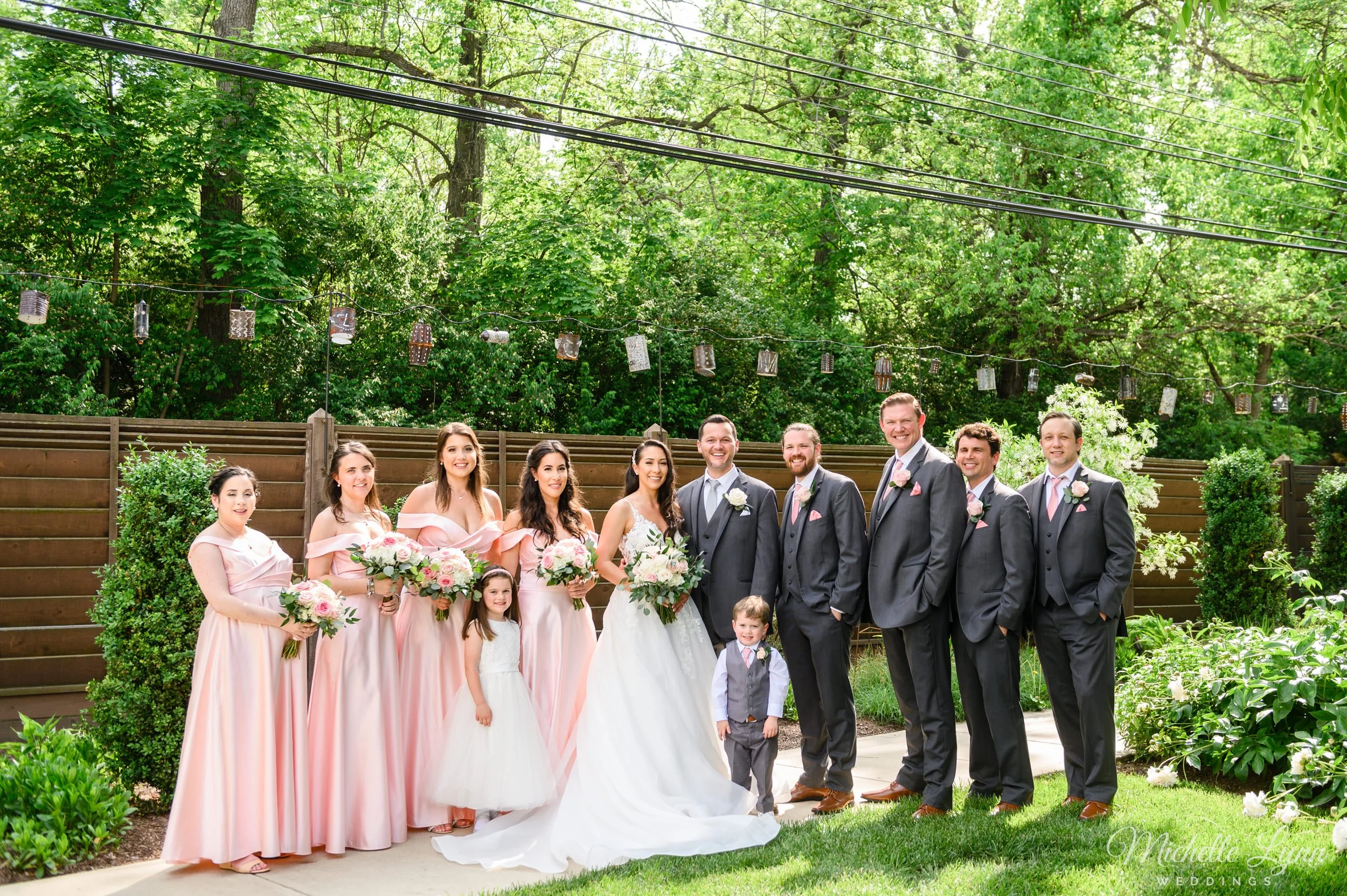 farmhouse bridesmaid dresses Lantern Long Sleeve Split Tulle Maxi Bridesmaid Dress