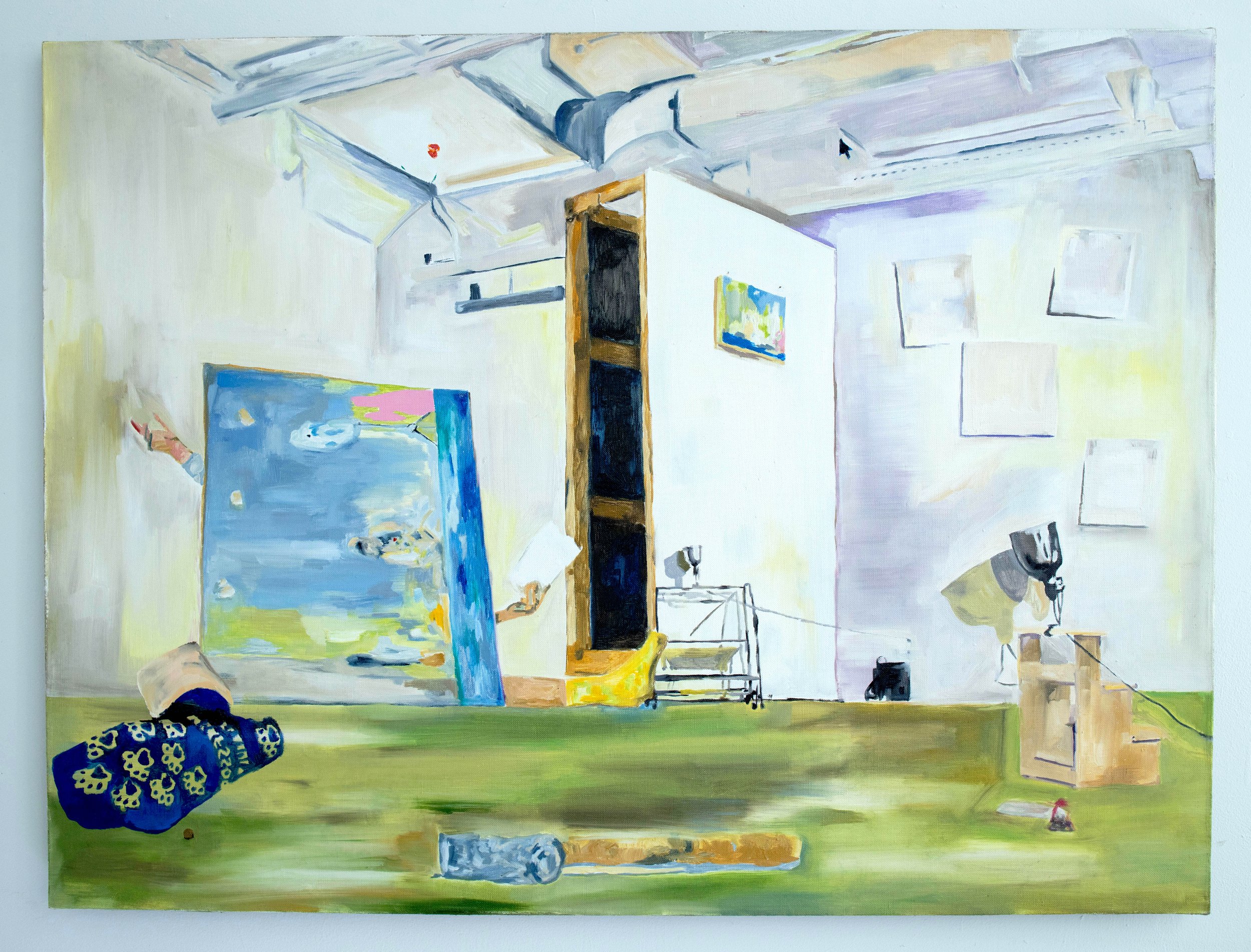 This life is a constant rehearsal, 48 x 36 inches, 2023