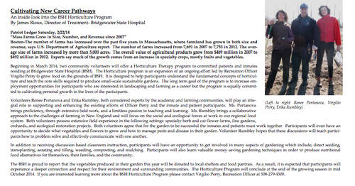 TNGS Featured in DOC Newsletter