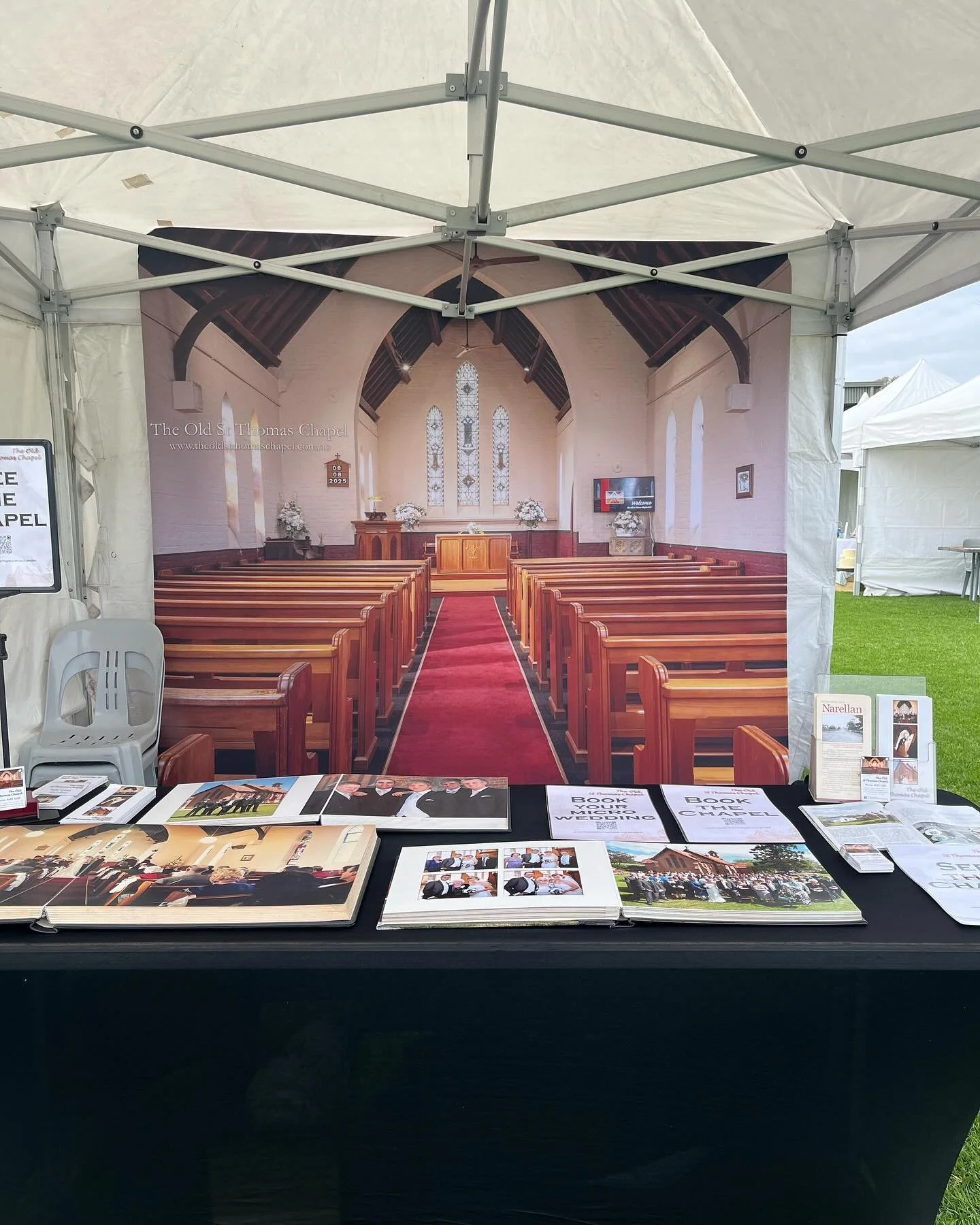 Remember it&rsquo;s Camden Bridal Fair today! Chapel will be open from 11am - 3pm for your inspection