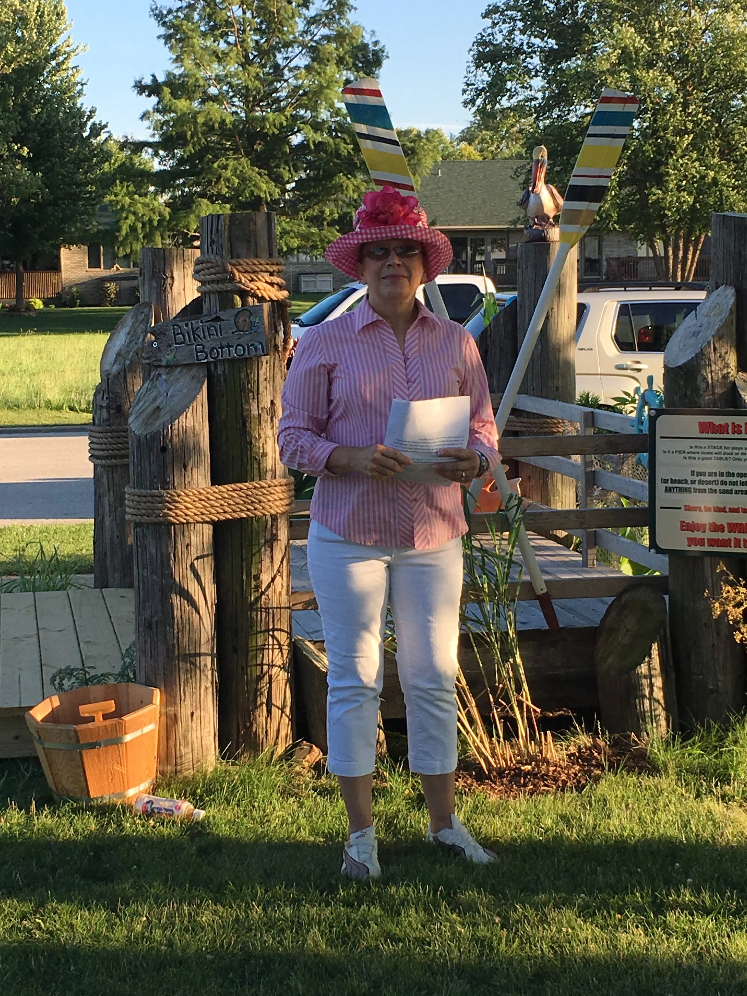 Deb Morgan, Heldt Park Grand Opening, August 3, 2017
