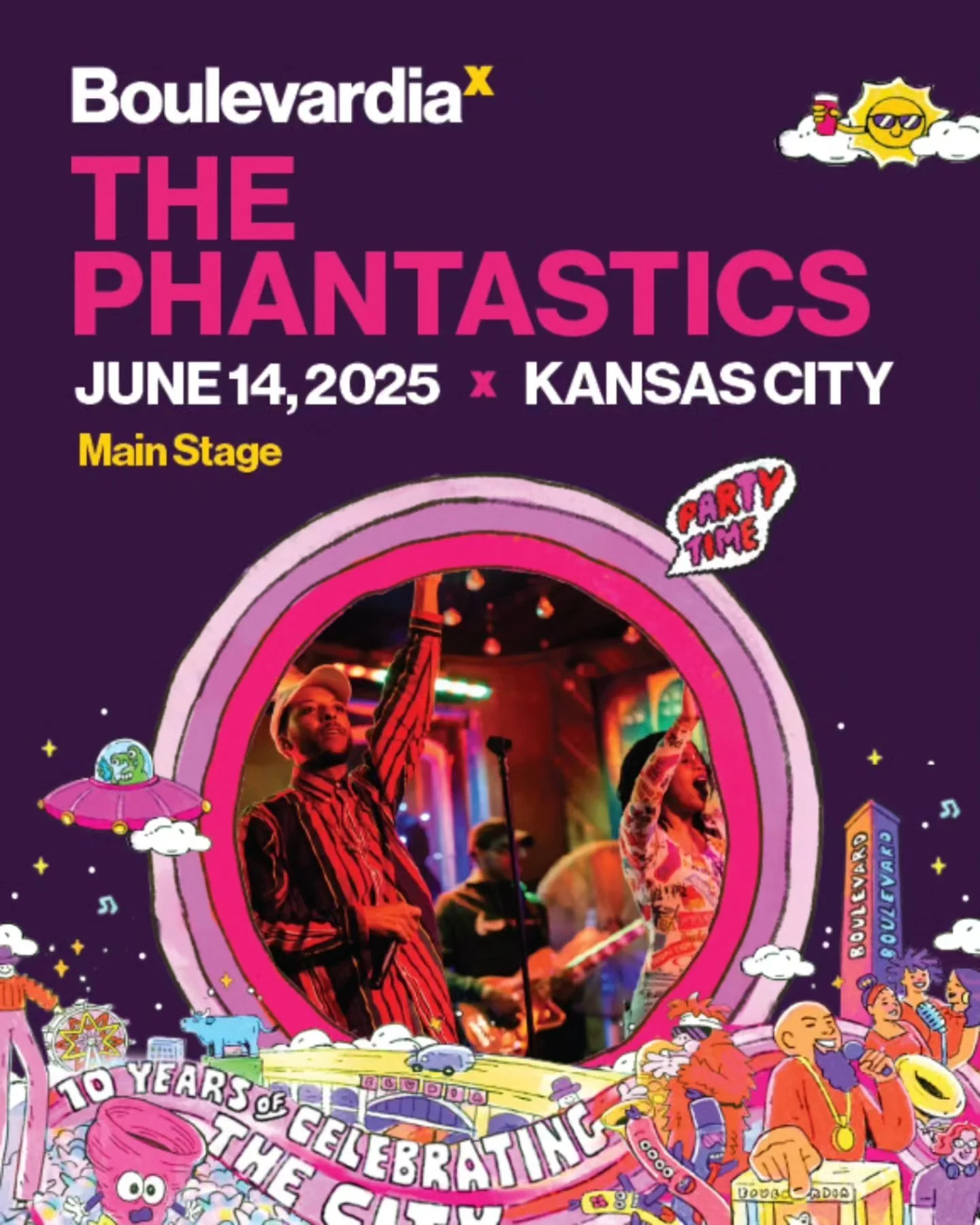 Saturday we need everyone to pull to our @blvdia set to show the city who goes the craziest! We'll be on the main stage at 3:50!