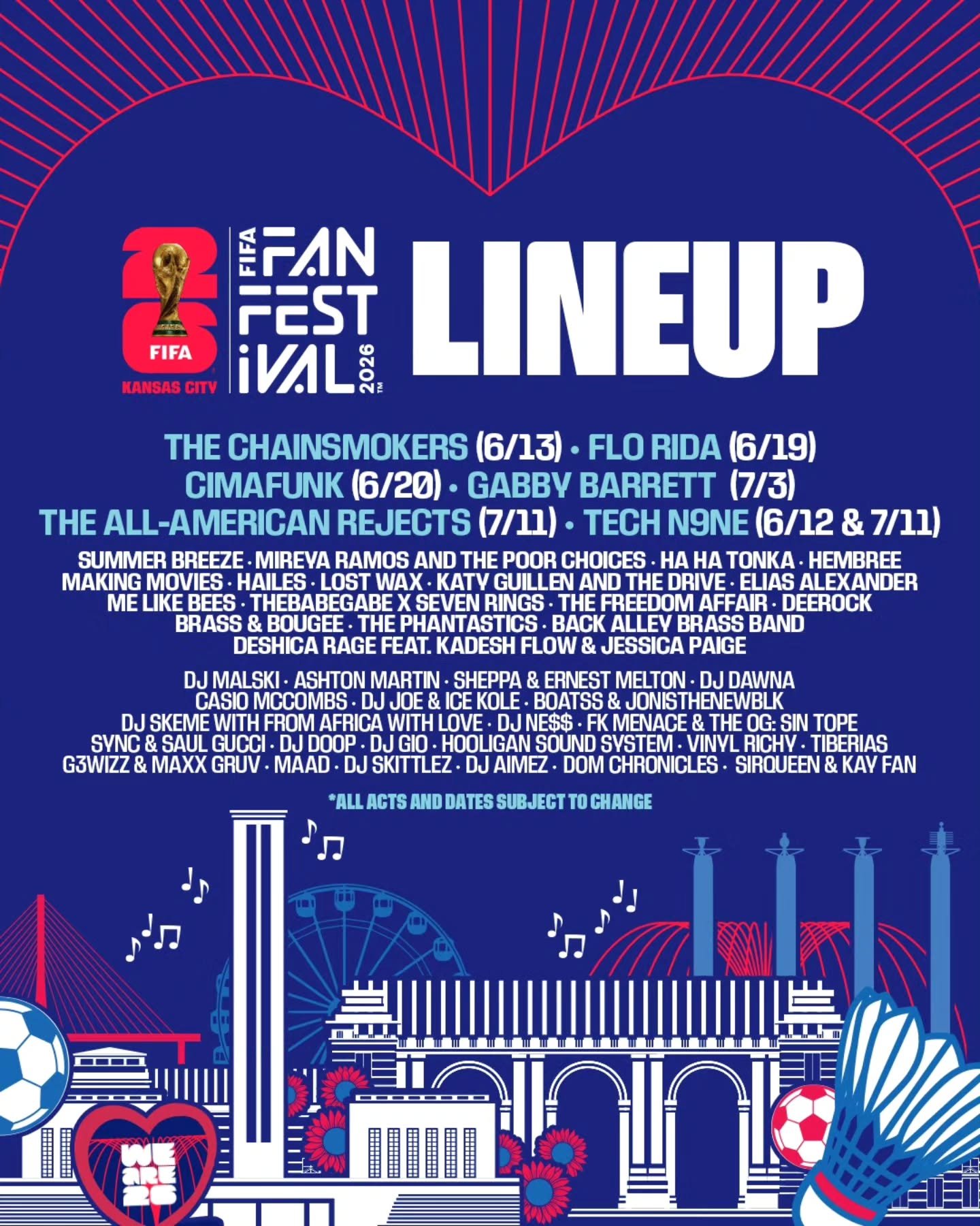 The Phantastics have been added to @fwc26kansascity Fan Fest lineup! You know we are going bananas! 🍌. More soon!