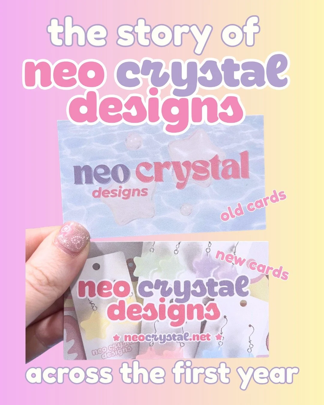 I got new business cards for the first time since launching my Etsy and it made me emotional okay! And remind me to take more selfies at events too &lt;3