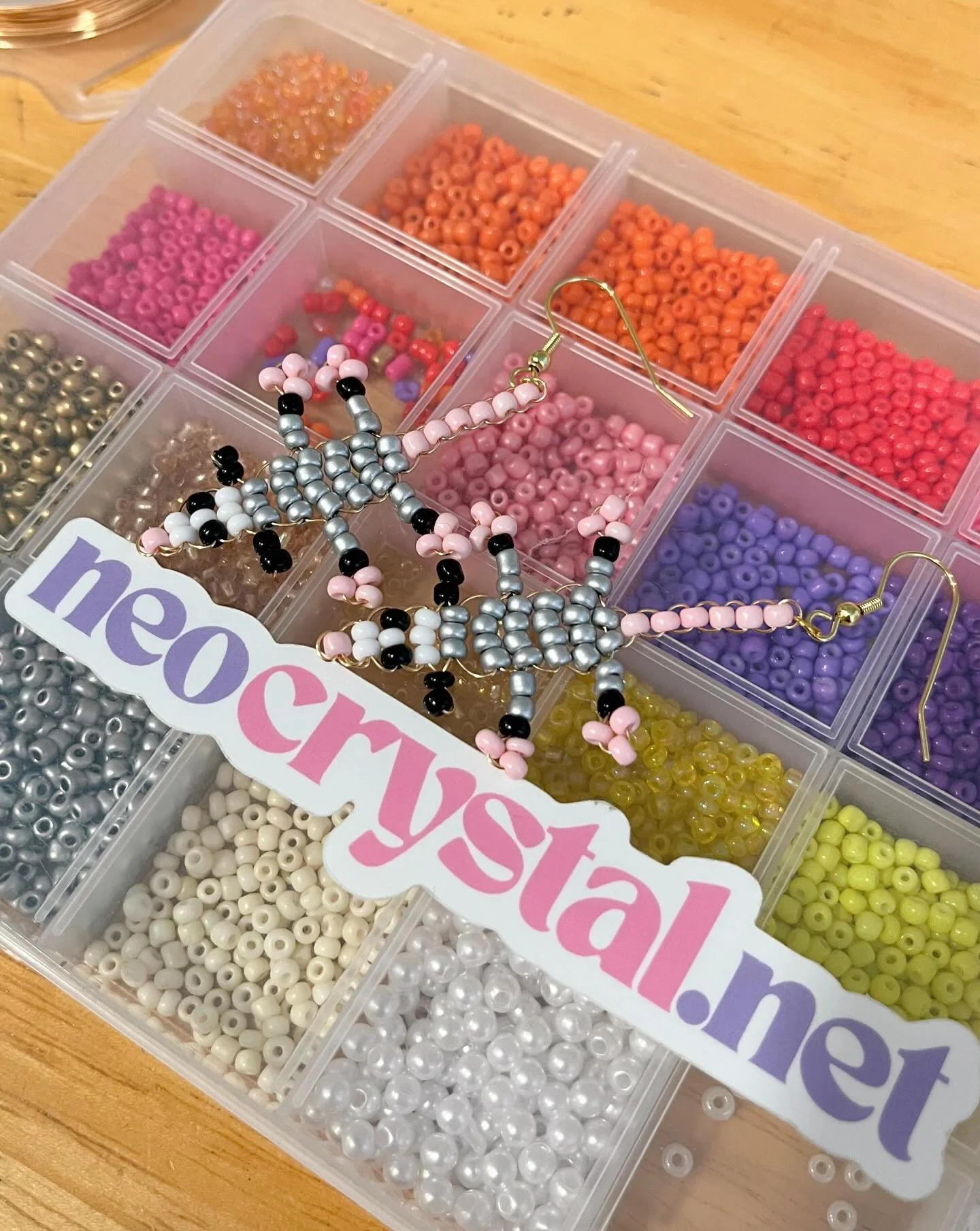 Opposum earrings will be at @teenscenebazaar and don&rsquo;t forget 25% my entire shop until Monday! 🥰