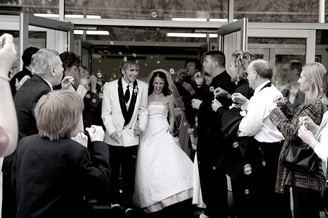 Wedding day cuties:)