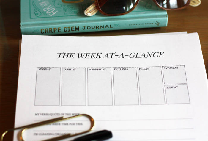 Stress-free work - planning hour