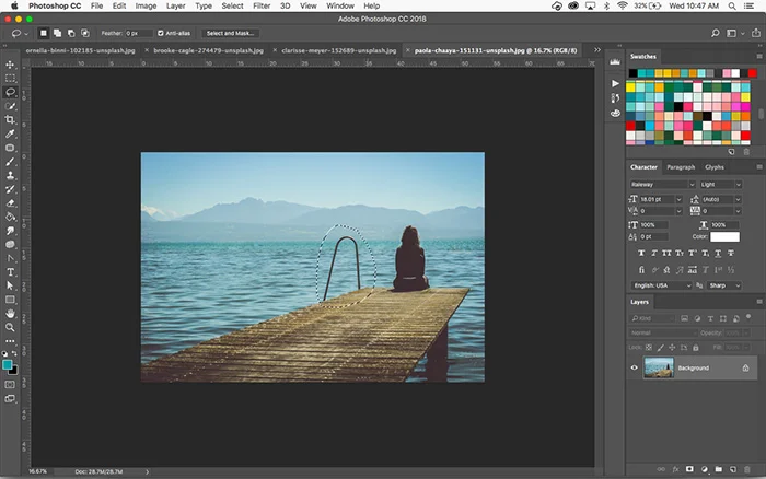How to get rid of unwanted objects with Photoshop's content-aware fill tool
