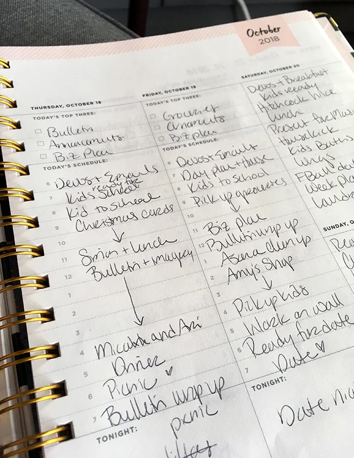 Morning Routine - Day plan