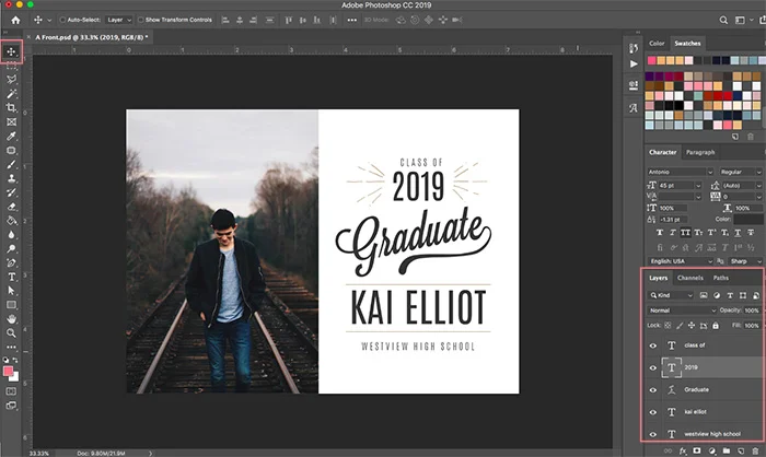 Photoshop Layers and the Move Tool - Photoshop Basics for Beginners - 5 Areas that might be tripping you up.