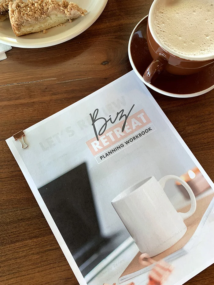 Business Retreat Planner - free printable