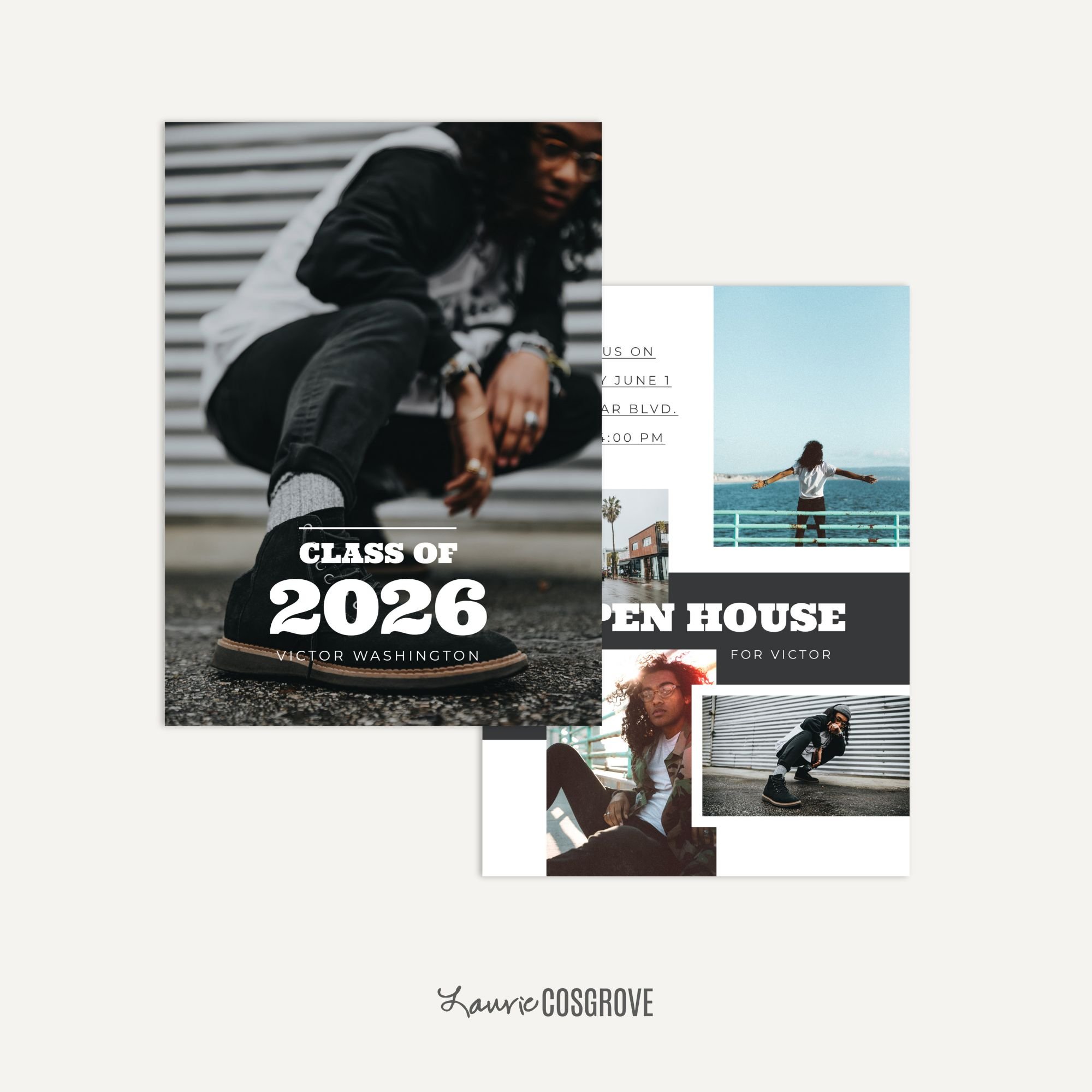 Guys Graduation Template - Schooled