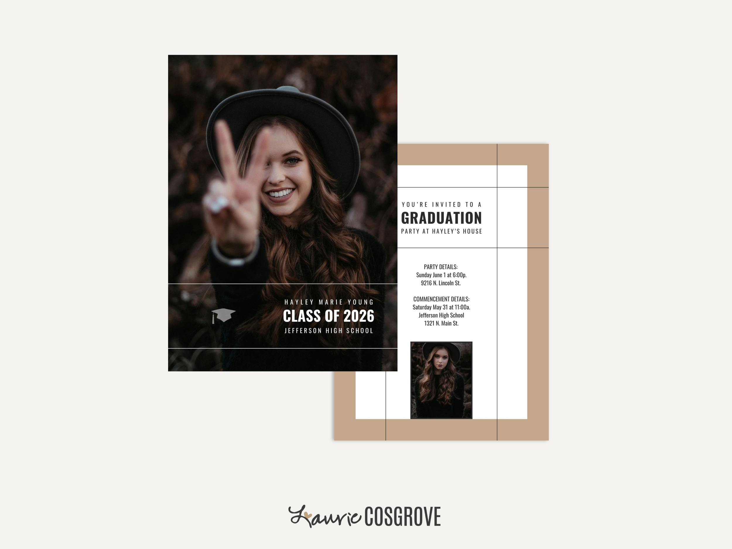 Graduation Invitation Template - Passionate A