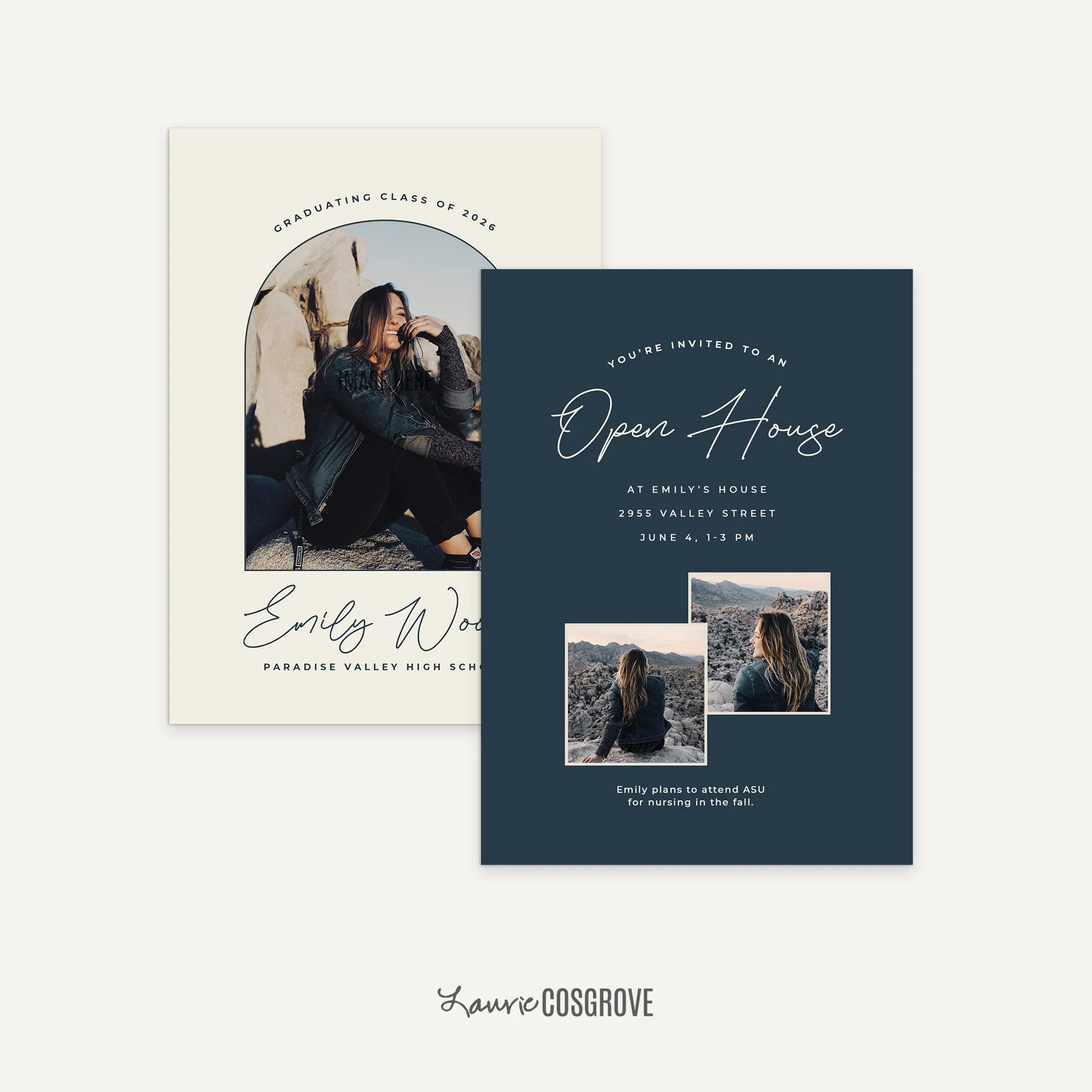 Graduation Announcement Template - Balanced A