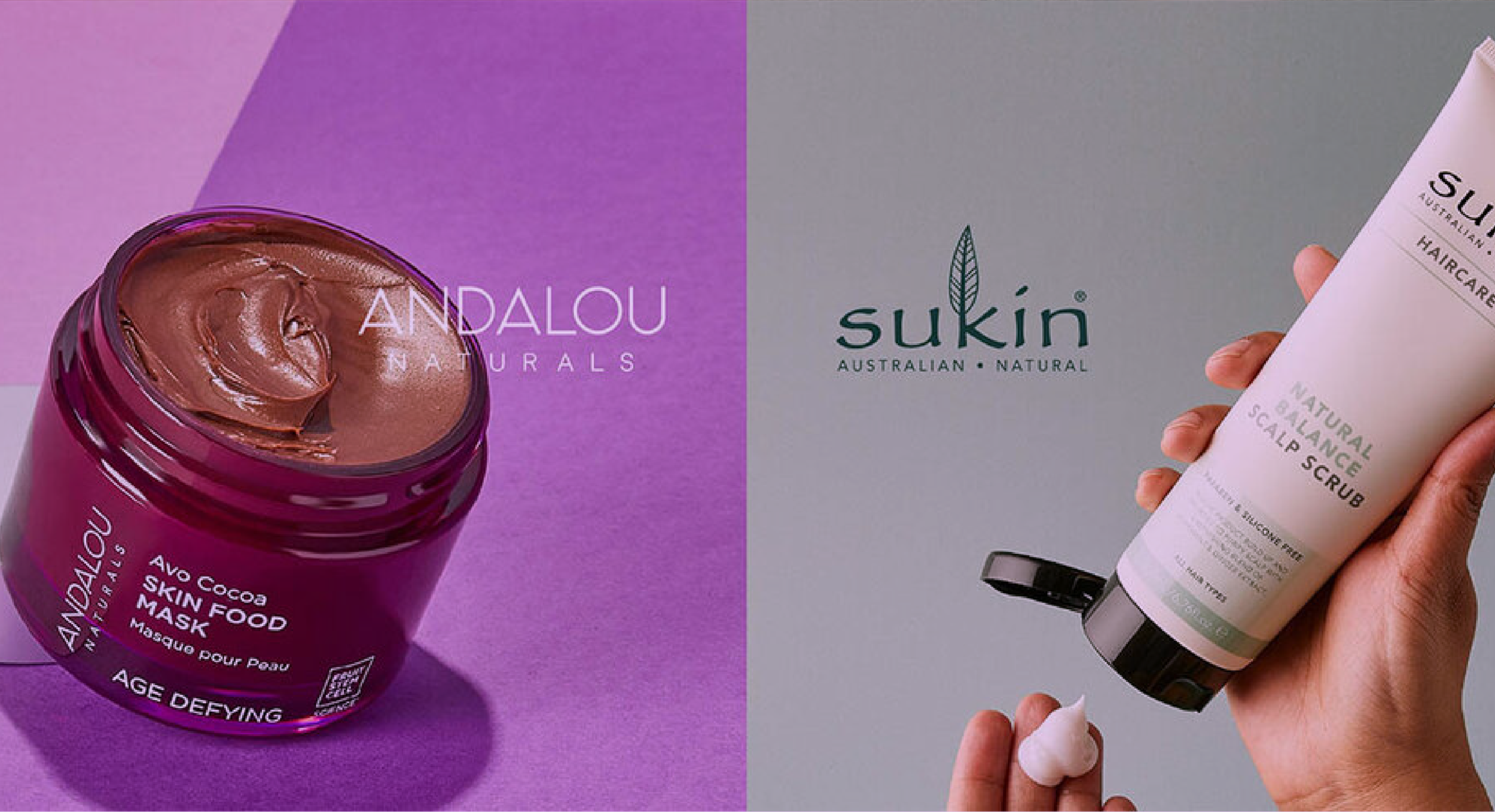 Andalou and Sukin Graphic Design Work