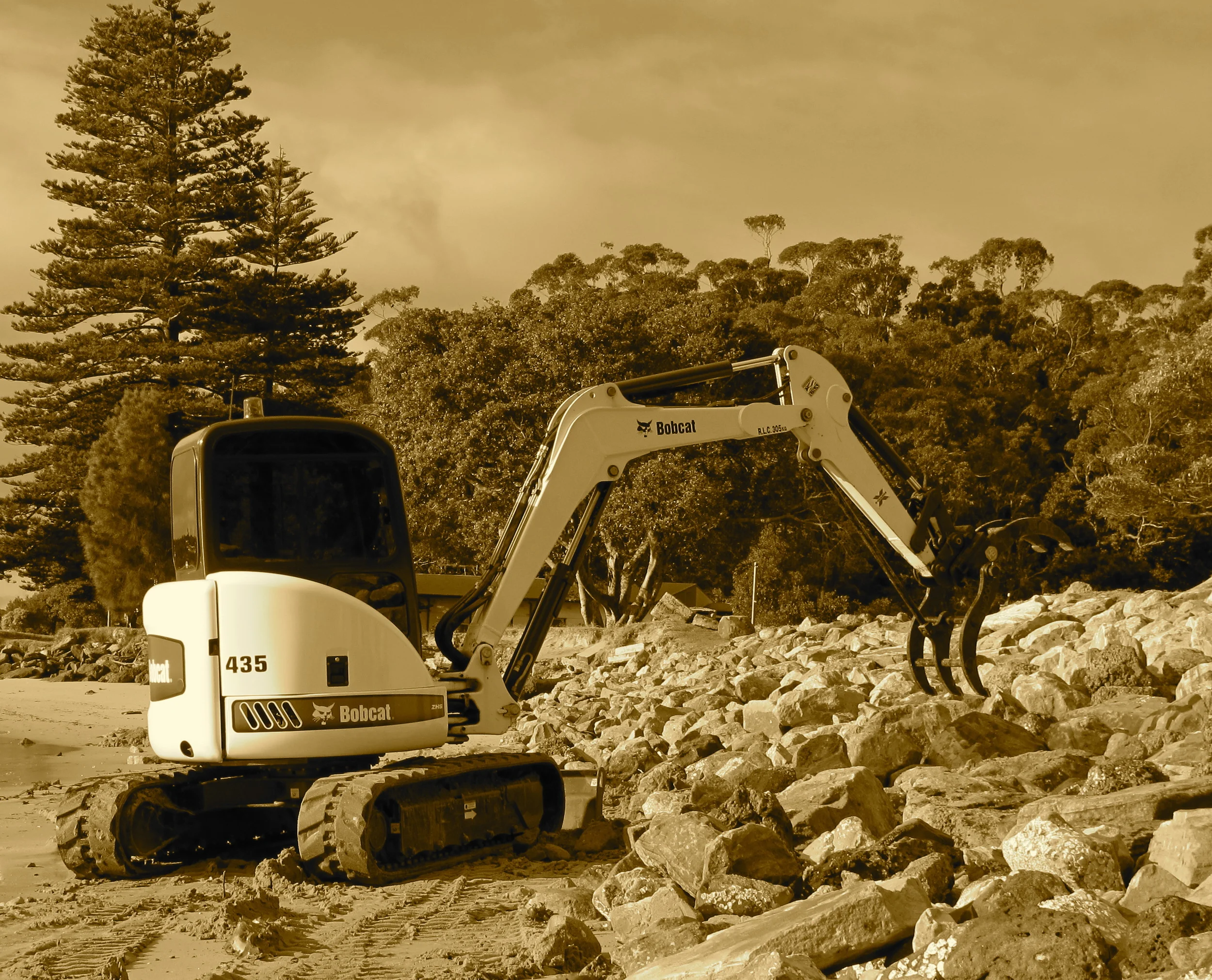Construction of Sea Wall | Bundeena NSW