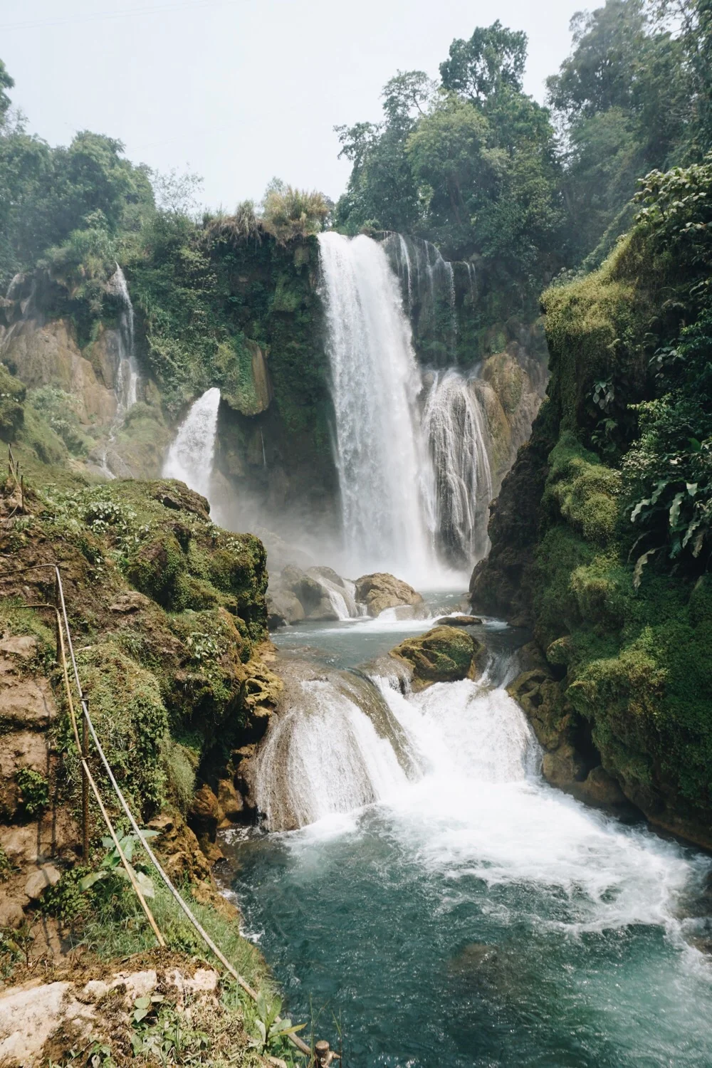 Der Pulhapanzak Wasserfall.
