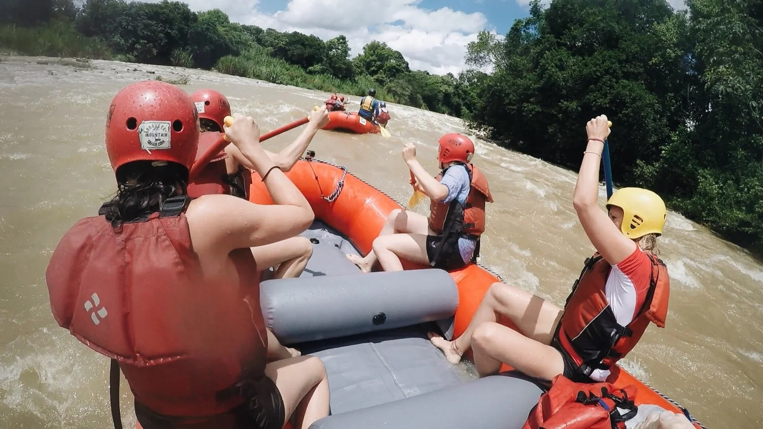 River Rafting auf dem Chiriquí Grande.
