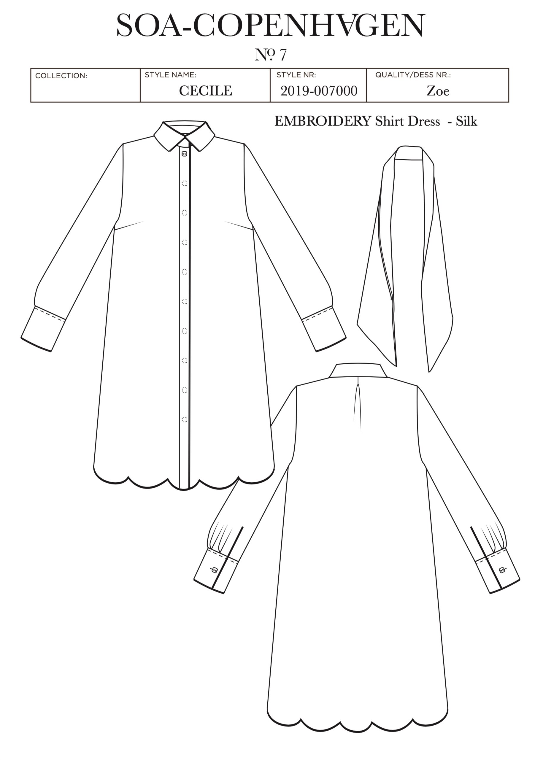 SOA shirt dress CECILIE