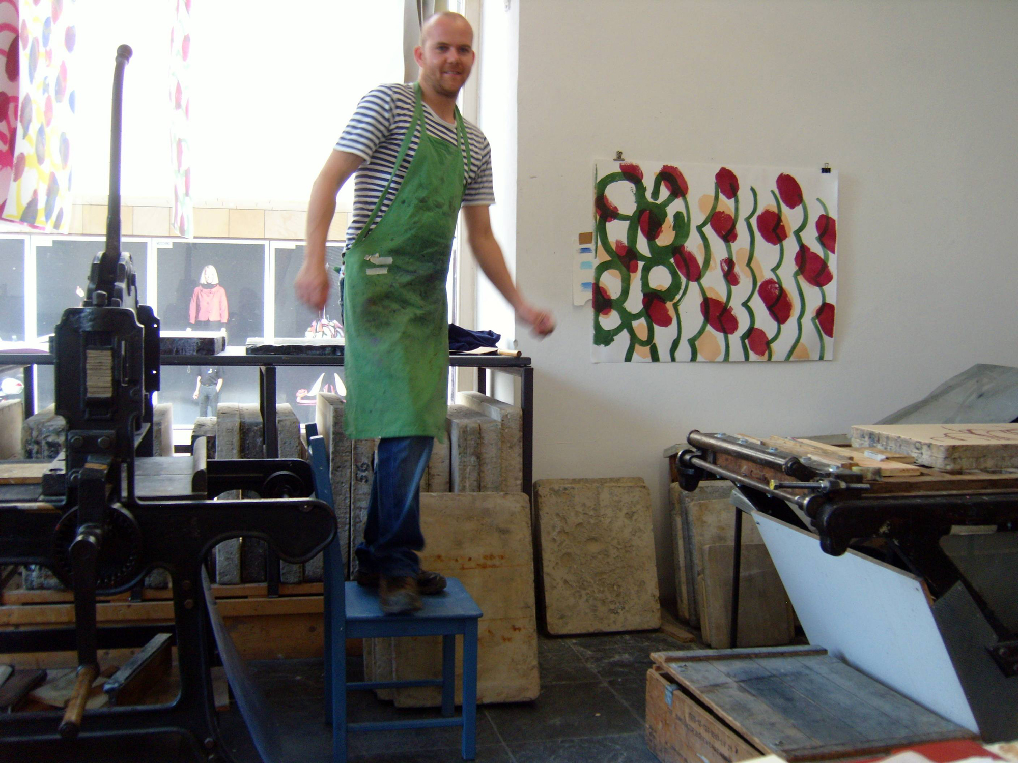 Joris Martens at work in Munich