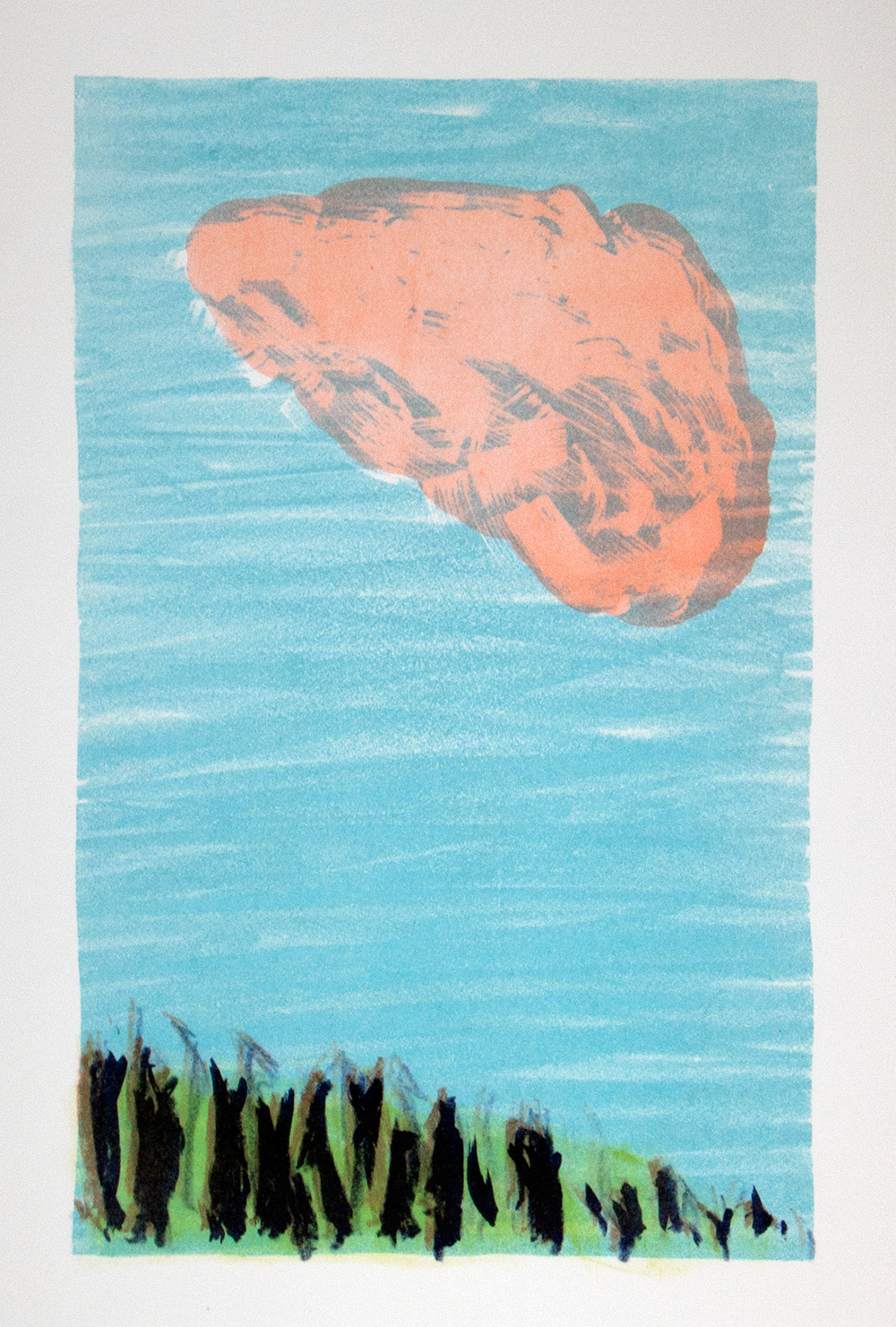 'Cloud' from the portfolio 'Alle Dinghe' containing 6 lithographs