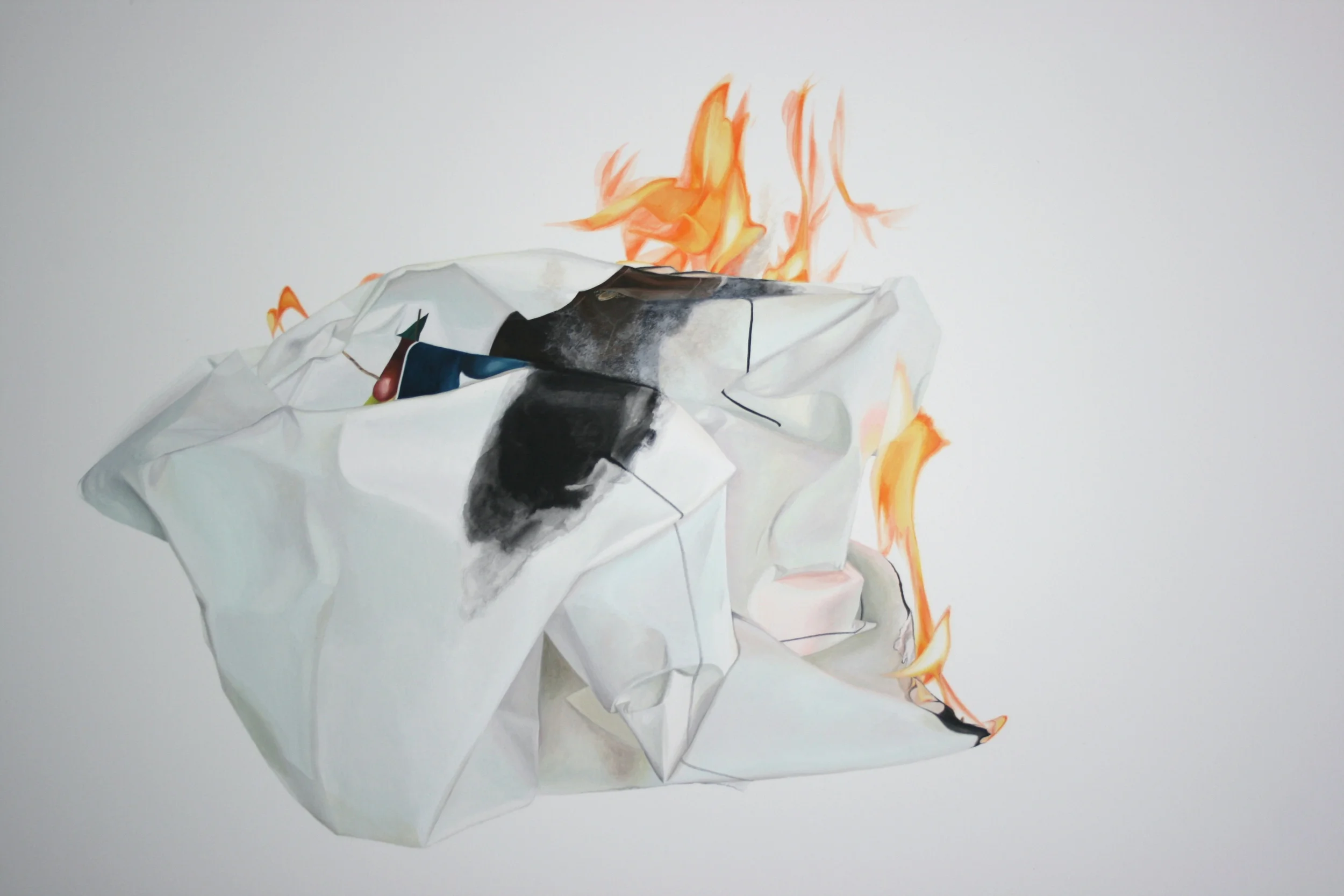 Detail, Incinerate (Still Life with Locket, 2008, 2