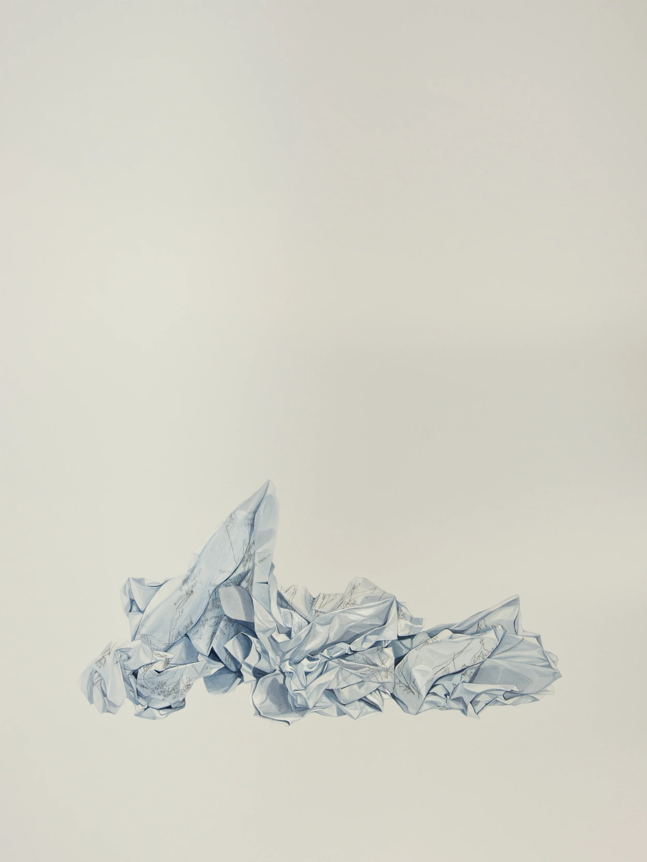 Waste Paper Series; Views from my Studio, Not Looking at What I'm Doing