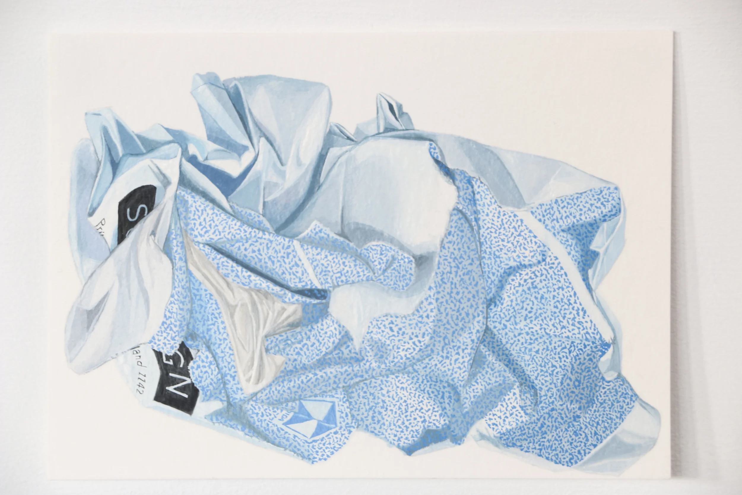  Can't You Just Email It To Me? (Sovereign),&nbsp;2015  Watercolour on paper,&nbsp;149 x 100 mm 