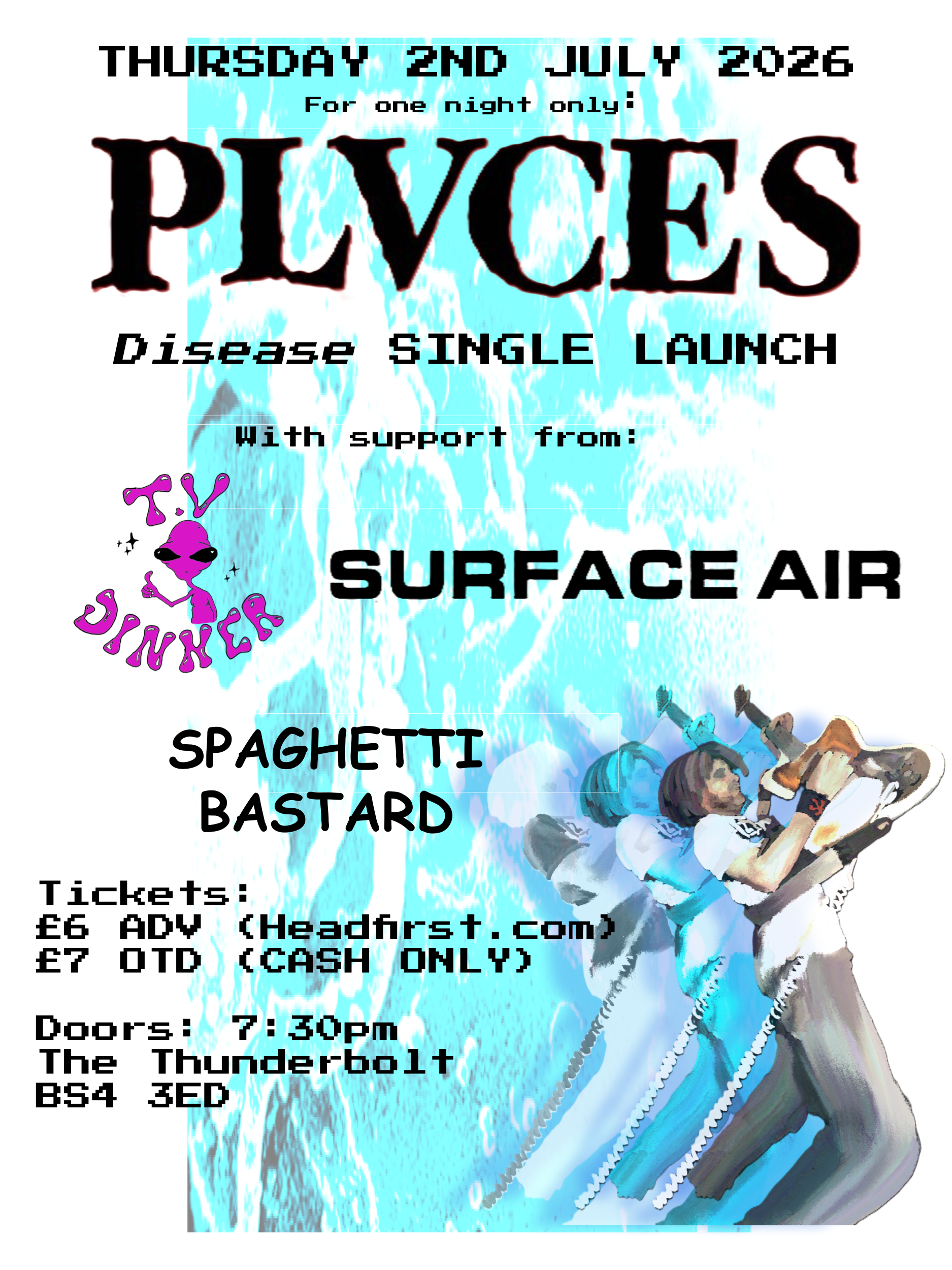 PLVCES *SINGLE LAUNCH* + TV Dinner + Surface Air + Spaghetti Bastard