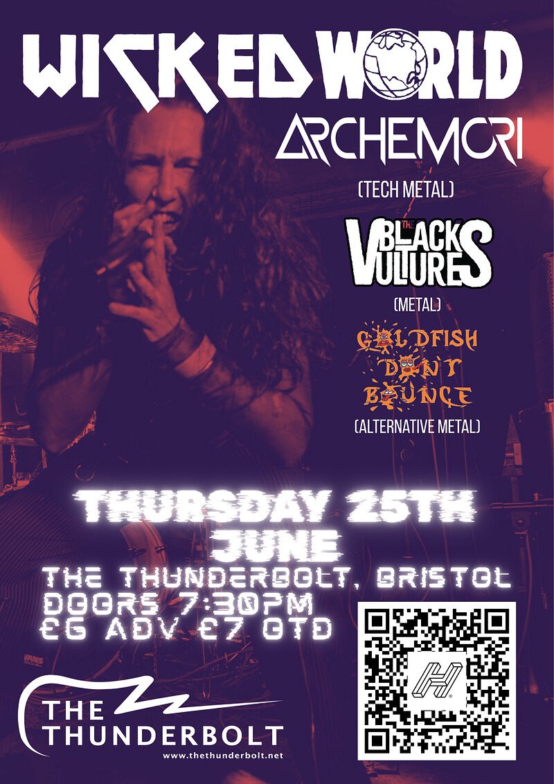 Wicked World Presents; 9 ACHEMORI + the black vultures + goldfish don't bounce