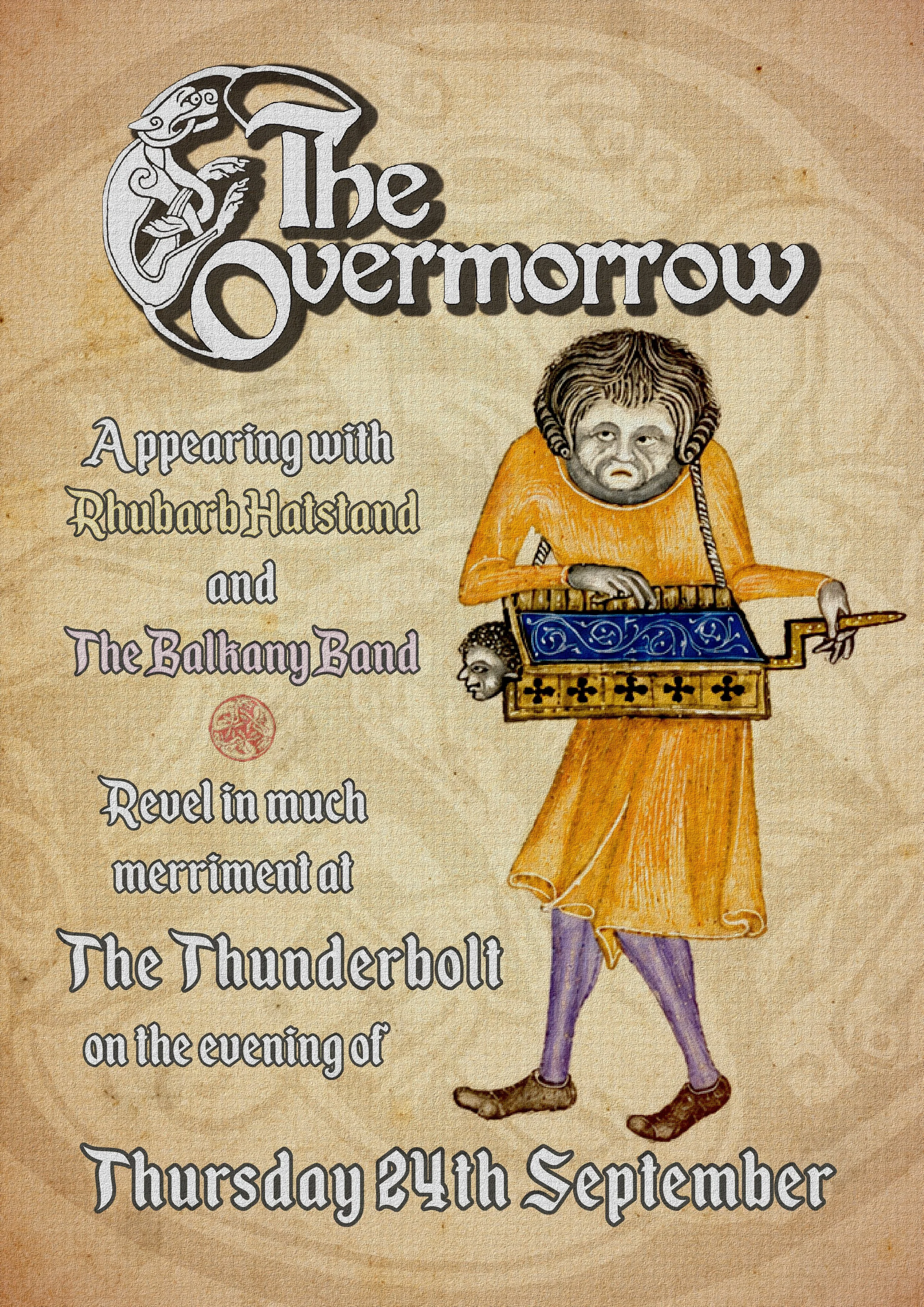  THE OVERMORROW + Rhubarb Hatstand + Balkany Band