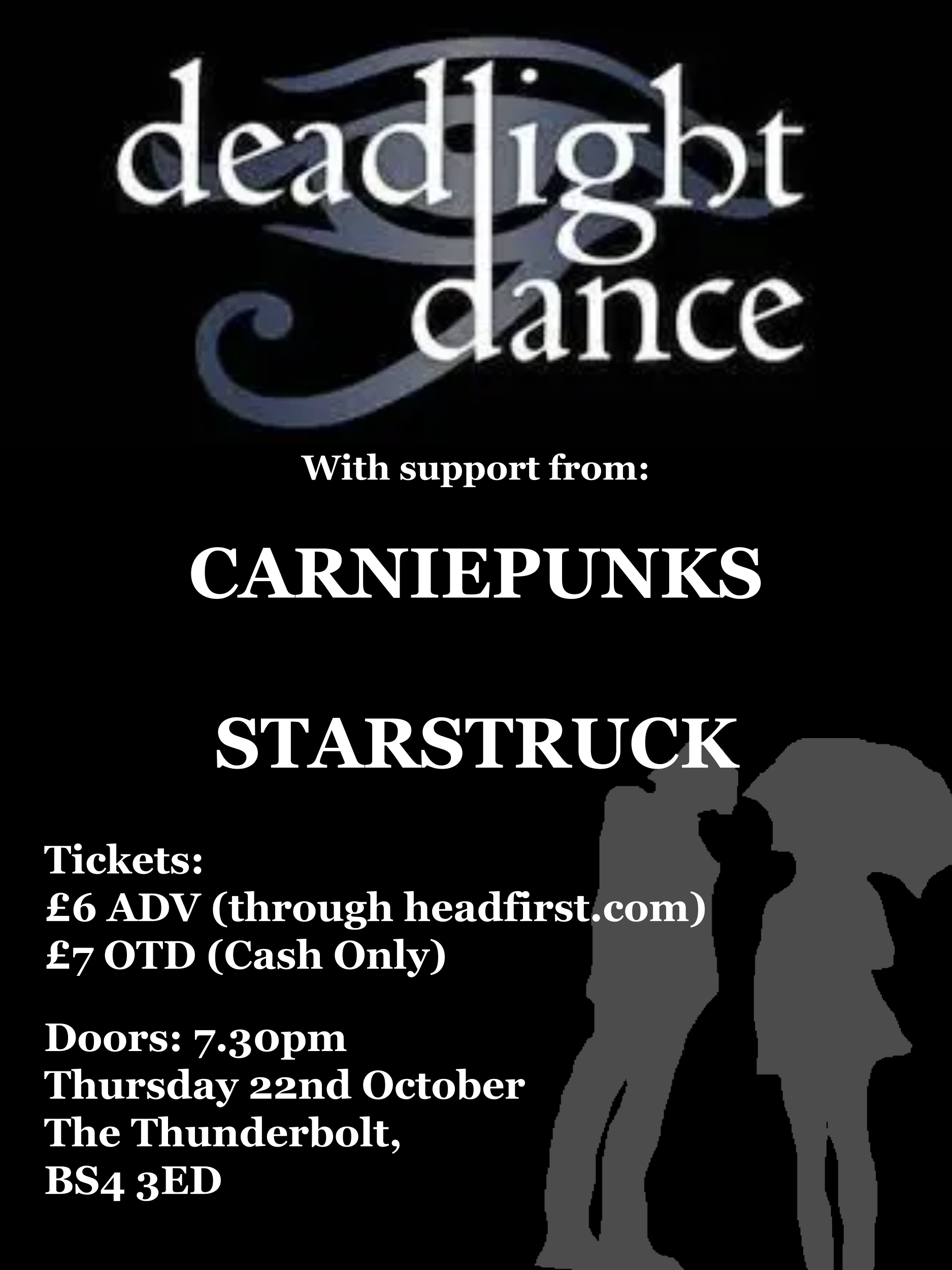 DEADLIGHT DANCE + Carniepunks + Starstruck