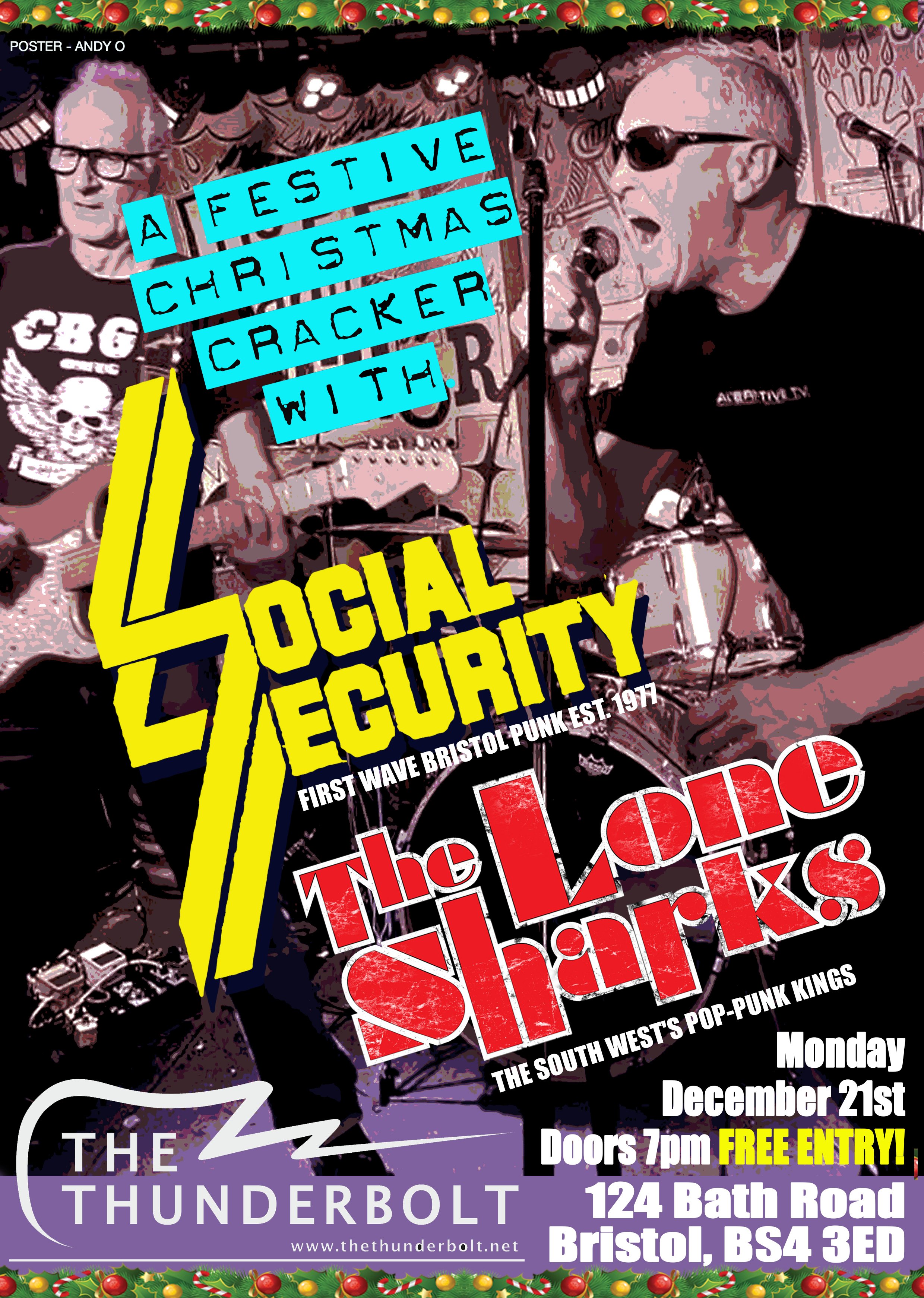SOCIAL SECURITY + The Lone Sharks *FREE ENTRY, PUNK ROCK CHRISTMAS PARTY* 