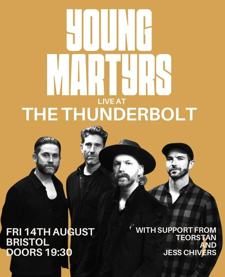 YOUNG MARTYRS  + Teorstan + Jess Chivers