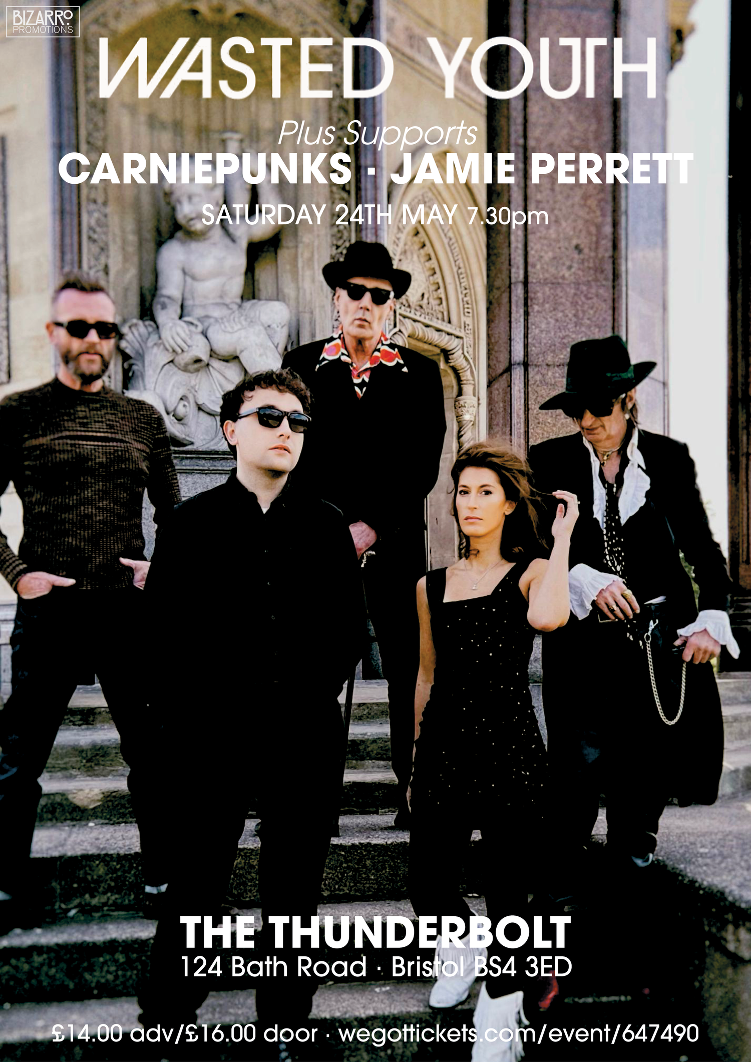 Wasted Bizarro Promotions Presents; WASTED YOUTH, Jamie Perrett, Carniepunks ...