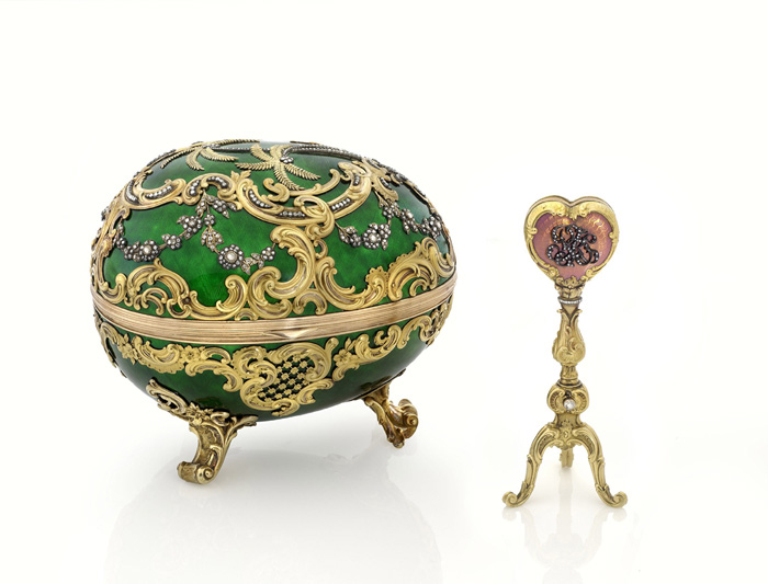 The 1902 Rocaille Egg given to Varvara Kelch by her husband.