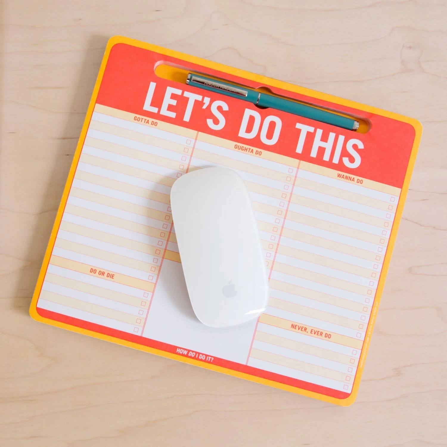 KNOCK KNOCK 「Let's Do This」便條紙，48元幫助工作學習事半功倍l  誠品敦南晒書節。.jpg