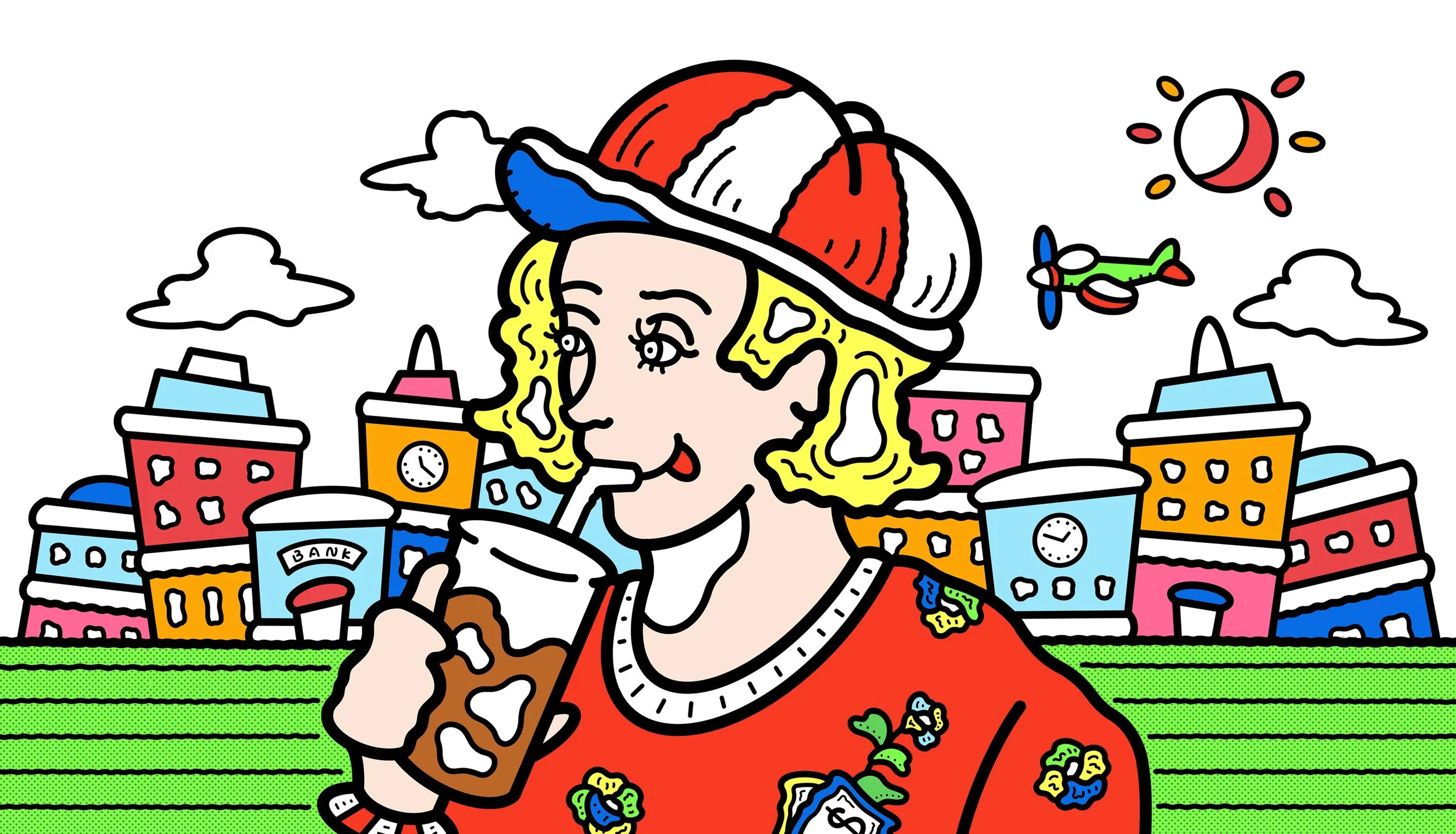 美式日風插畫家YUTAKA NOJIMA藏匿於細節之中的黑色幽默，讓眼球無從離開！作品即將首次登台！