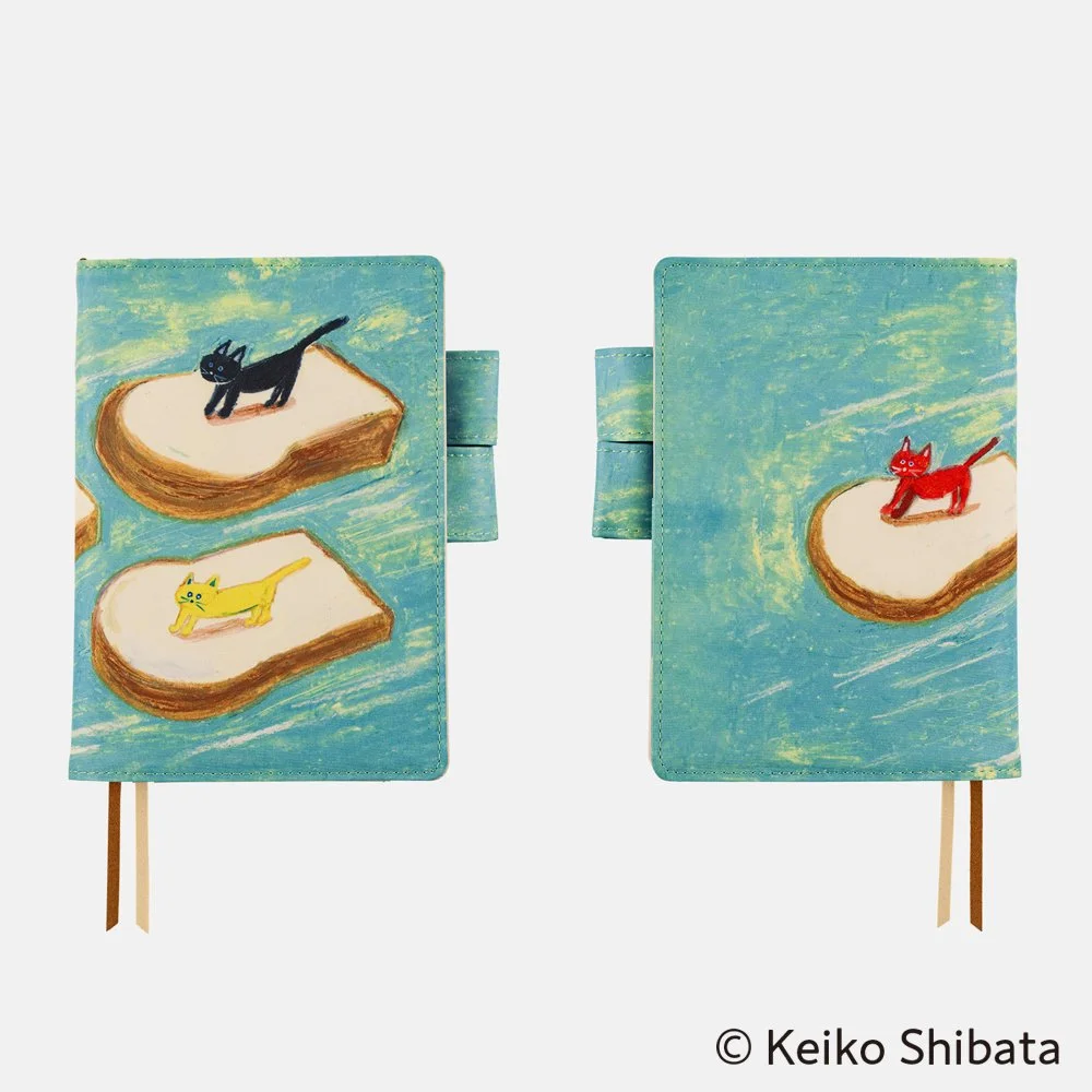 圖8. 2025日本HOBONICHI日手帳_A6_柴田啓子_Bread floating in the wind｜誠品「2025手帳桌掛曆展」.jpg