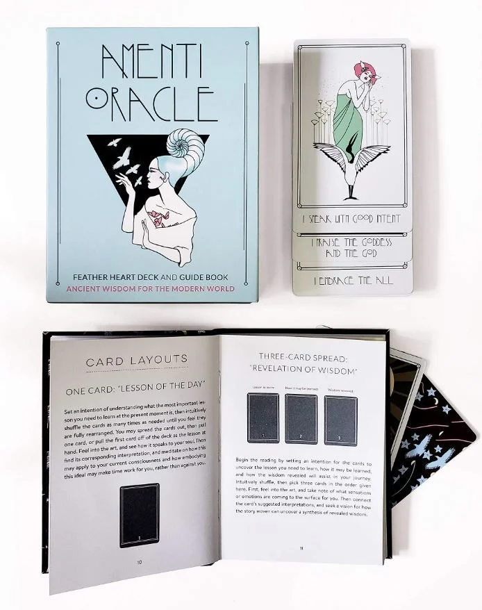圖10. 《Amenti Oracle Feather Heart Deck And Guide Book》優惠價79元（原價799元）｜2024誠品書店舊書拍賣會.jpg