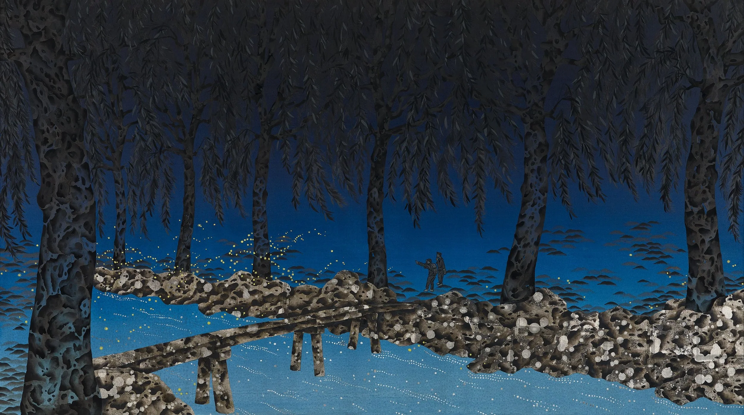 「喧囂中的孤獨」膠彩畫家筆下的群青日和