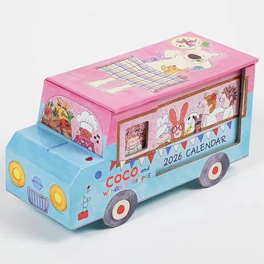 圖11. Greeting Life可愛少女COCO立體造型盒桌曆，掀開還可收納文具小物，多種功能一次滿足｜誠品2026馬上順曆─手帳桌掛曆展.jpg