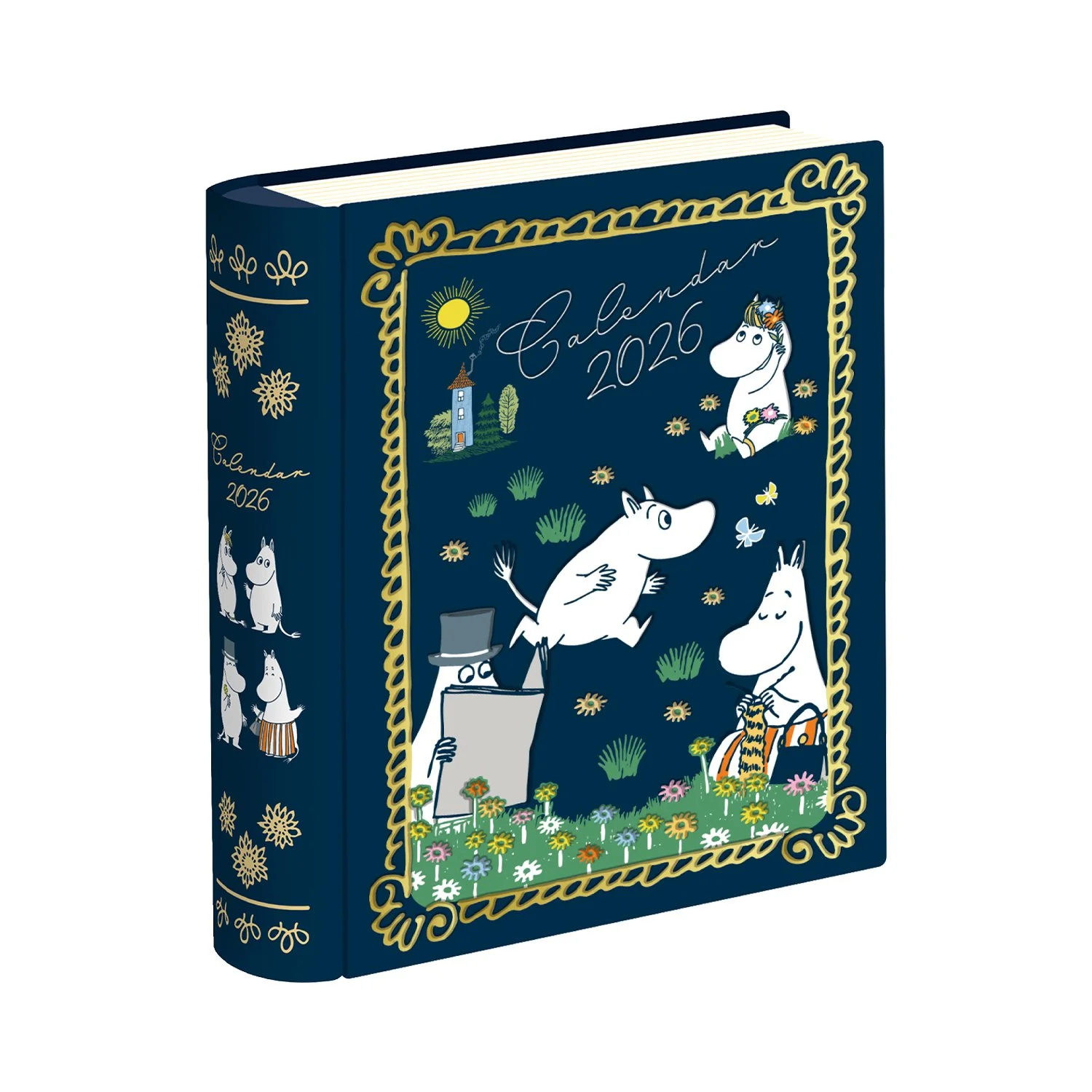 圖14. 「Gakken Moomin書本造型鐵盒桌曆」如打開書本的趣味巧思，帶你一秒回到故事中的無憂森林｜誠品2026馬上順曆─手帳桌掛曆展.jpg