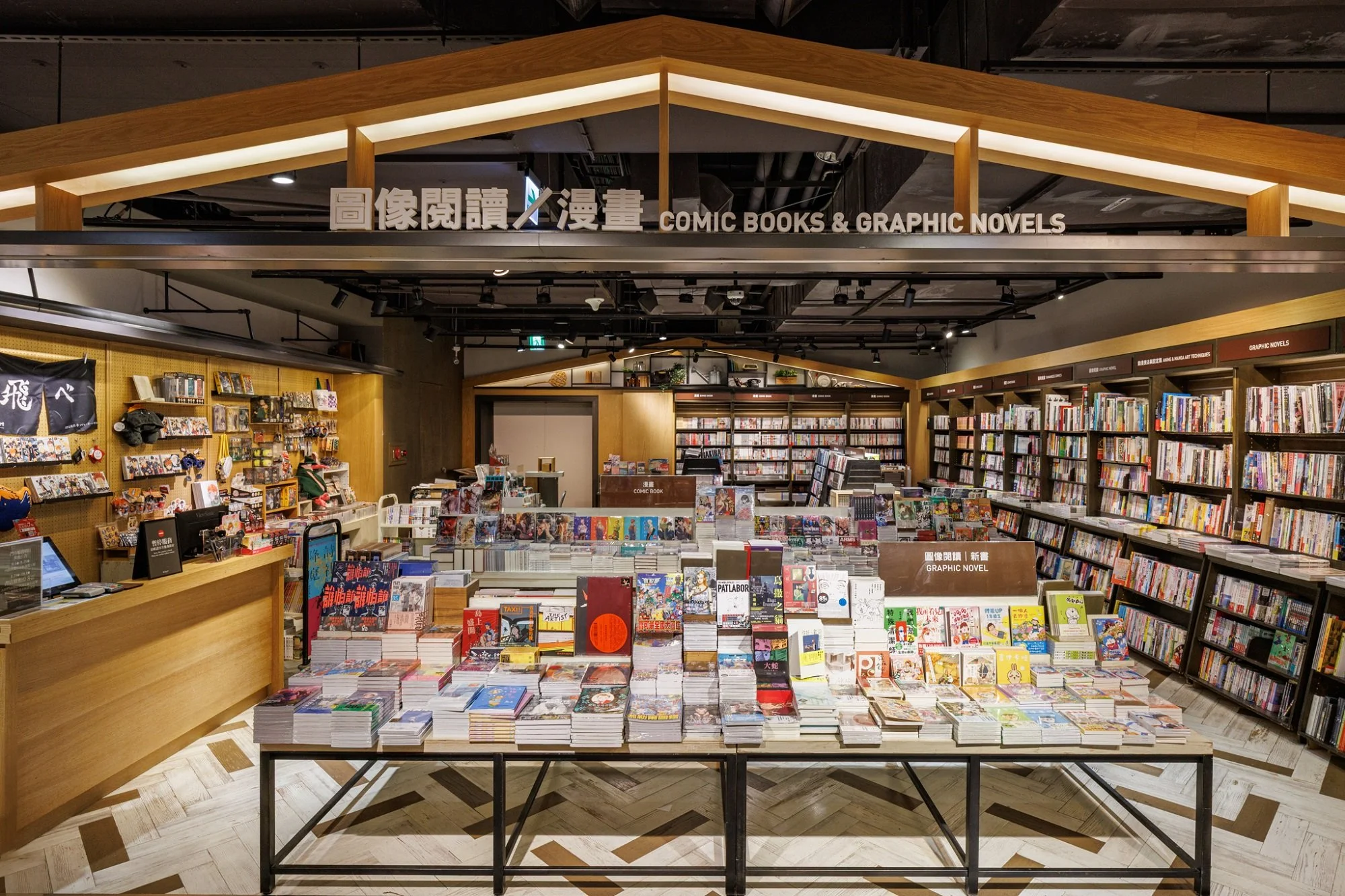 圖8. 誠品松菸24小時書店集結上萬冊輕小說、漫畫及熱銷周邊打造一站式圖像專區，吸引Z世代年輕讀者齊聚。.JPG