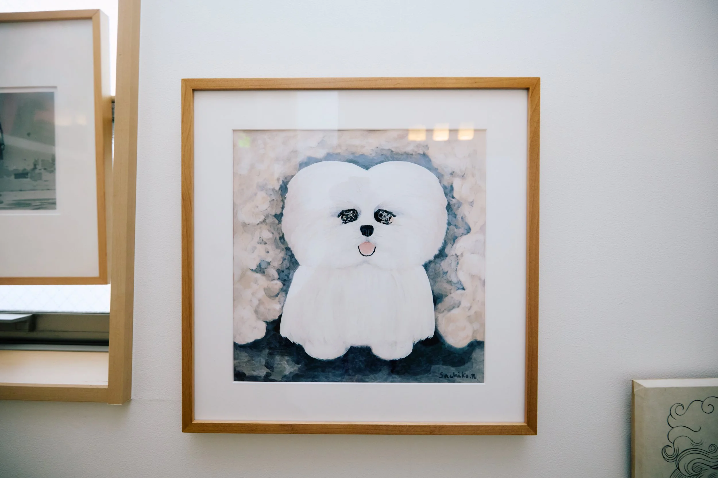 中村幸子所繪、2020 年舉辦的「モコゾウ×アート展」的參展作品。