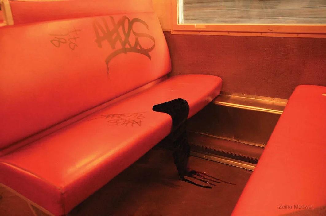 Testimony (Paris Metro), Archival ink print mounted on wood, 70 x 46 cm, 2014, Edition 1/5