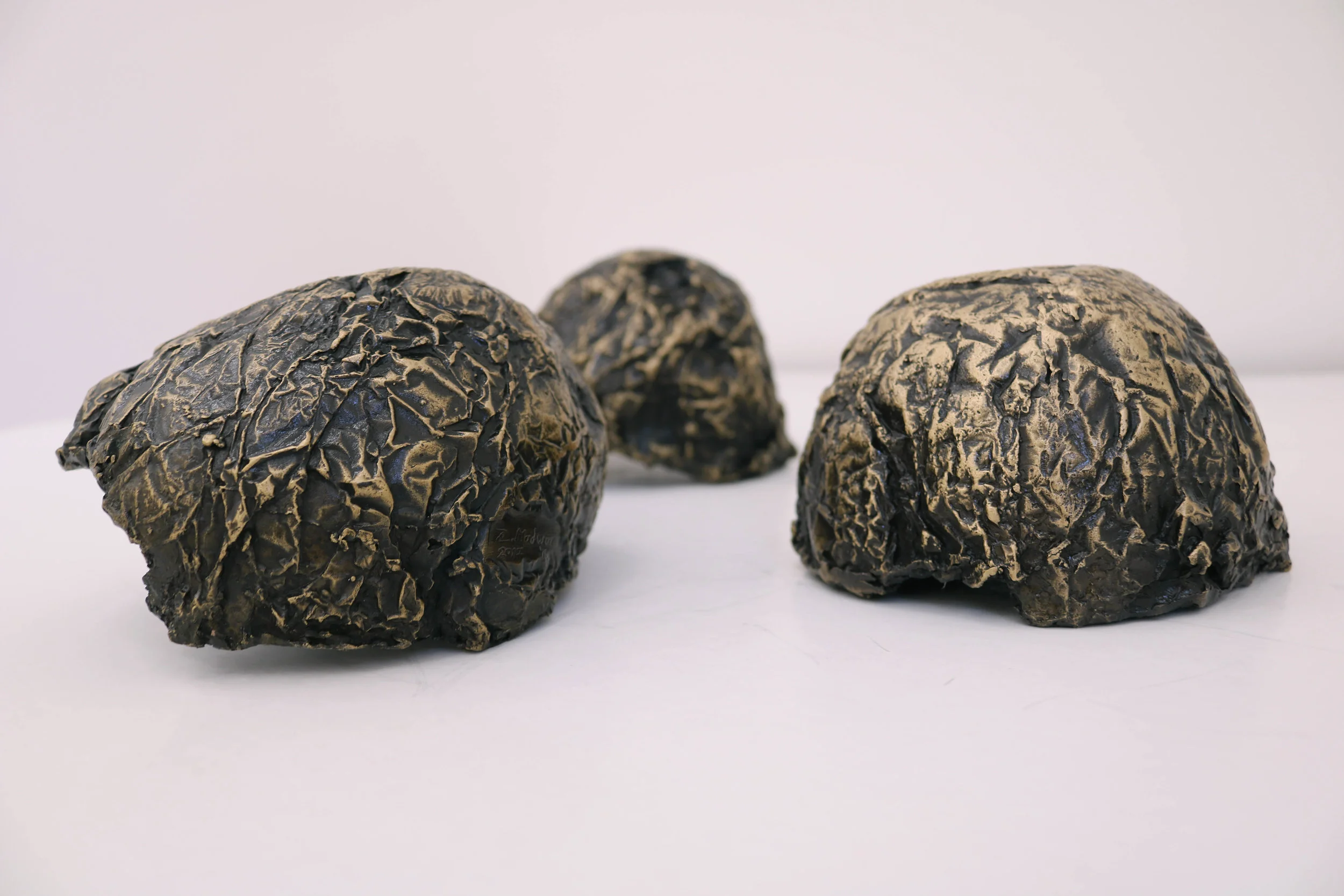  Bronze, 13 x 10 cm (each), 2017, Edition 1/8. 