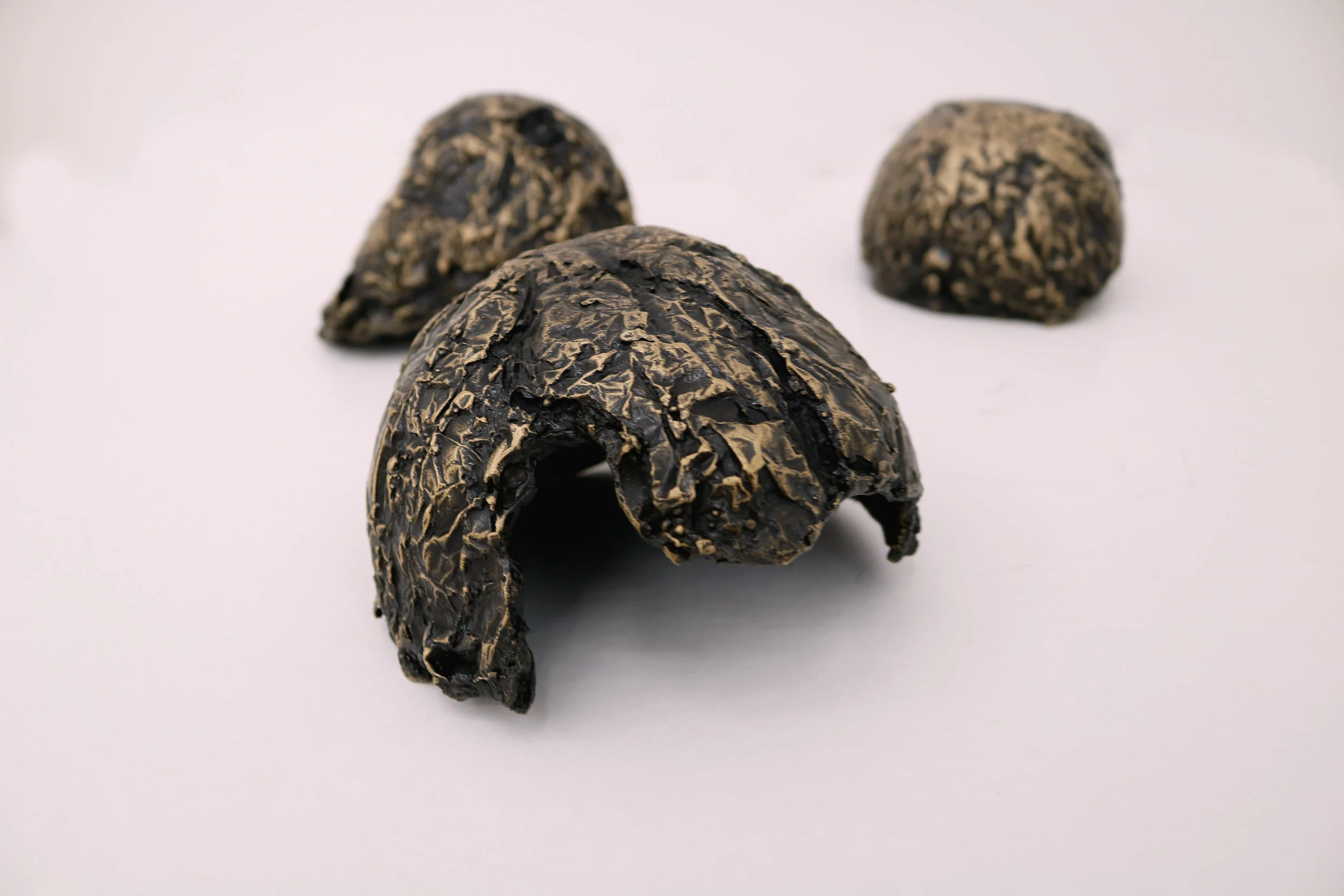  Bronze, 13 x 10 cm (each), 2017, Edition 1/8. 