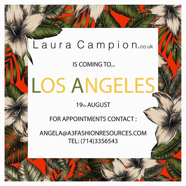 That&rsquo;s right! Our latest collection is on it&rsquo;s way!! ☺️🎉👙👙👙 #losangeles #bikiniseason #swimweardesign #summer #printdesign #newcollection #printstudio #printedswimwear #exclusiveprints #lauracampionstudio