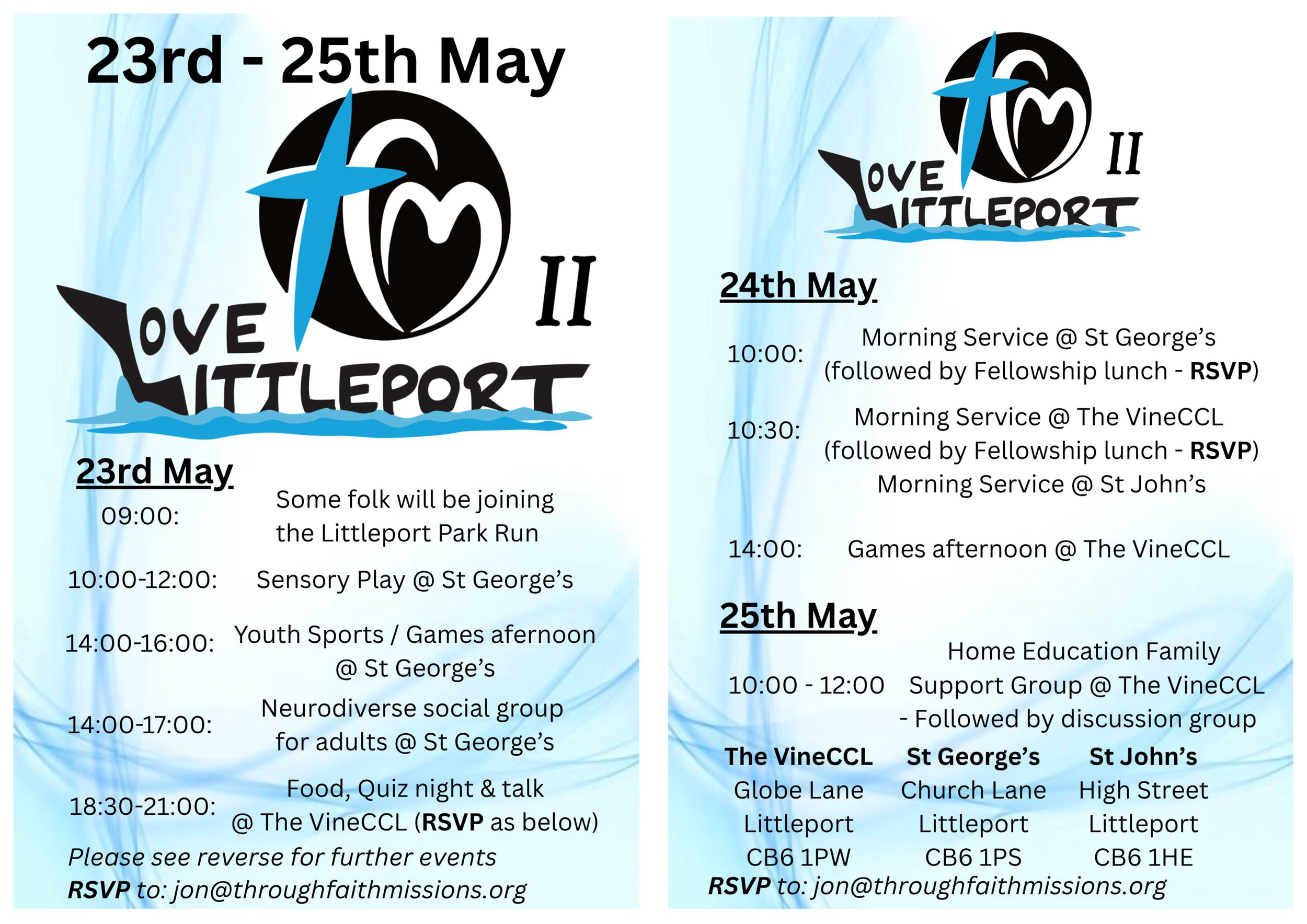 Love Littleport This Bank Holiday Weekend!